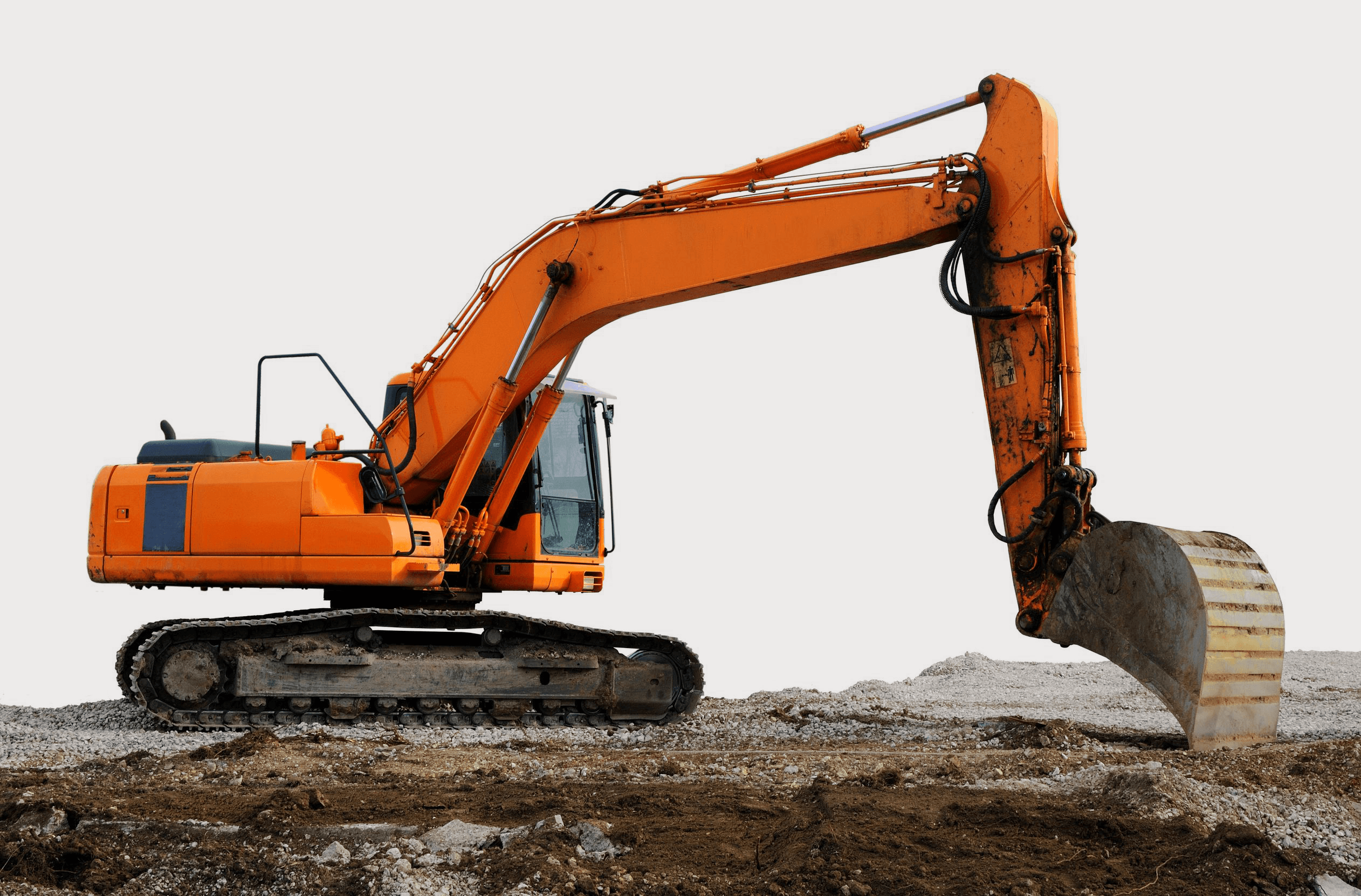 machine excavator mockup UPC by analogue agancy