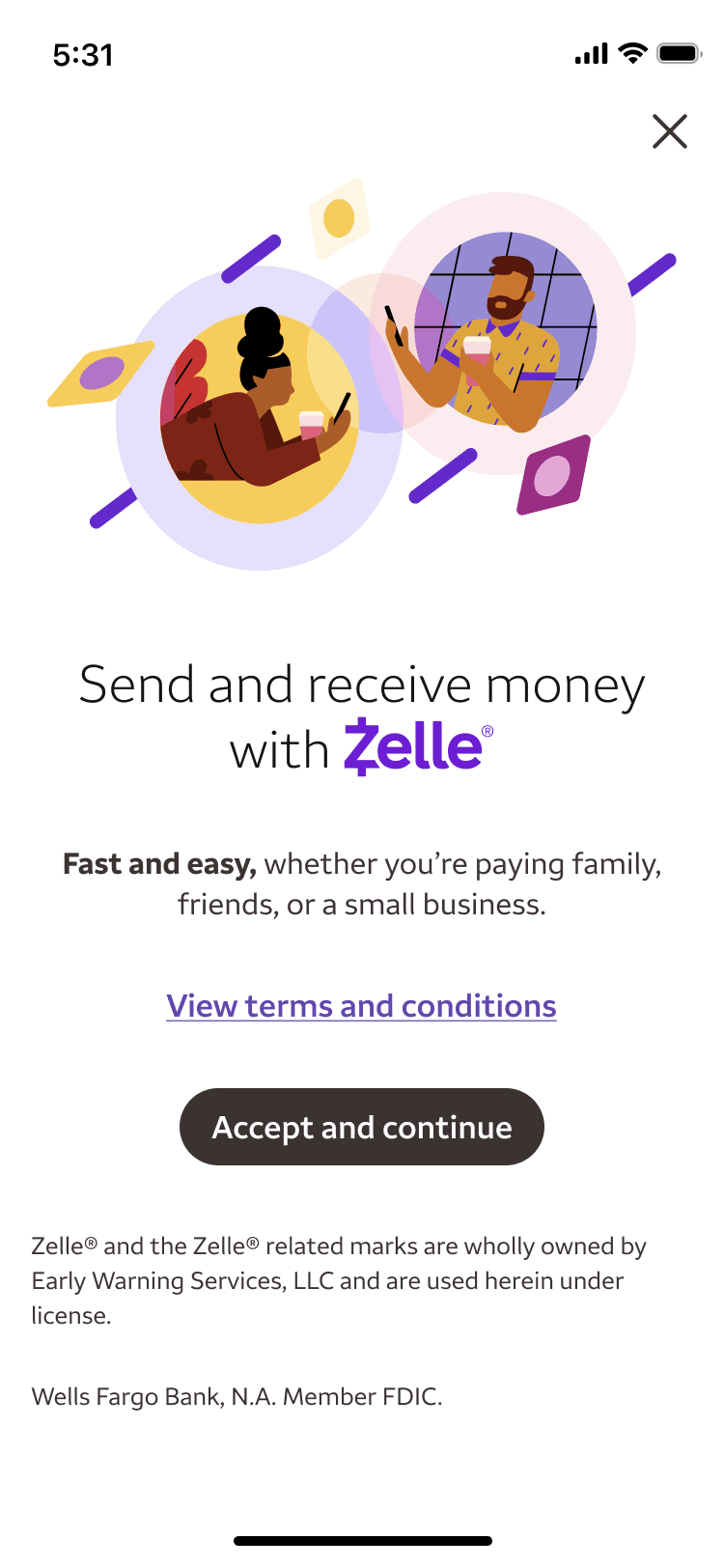 After, single-sentence splash screen