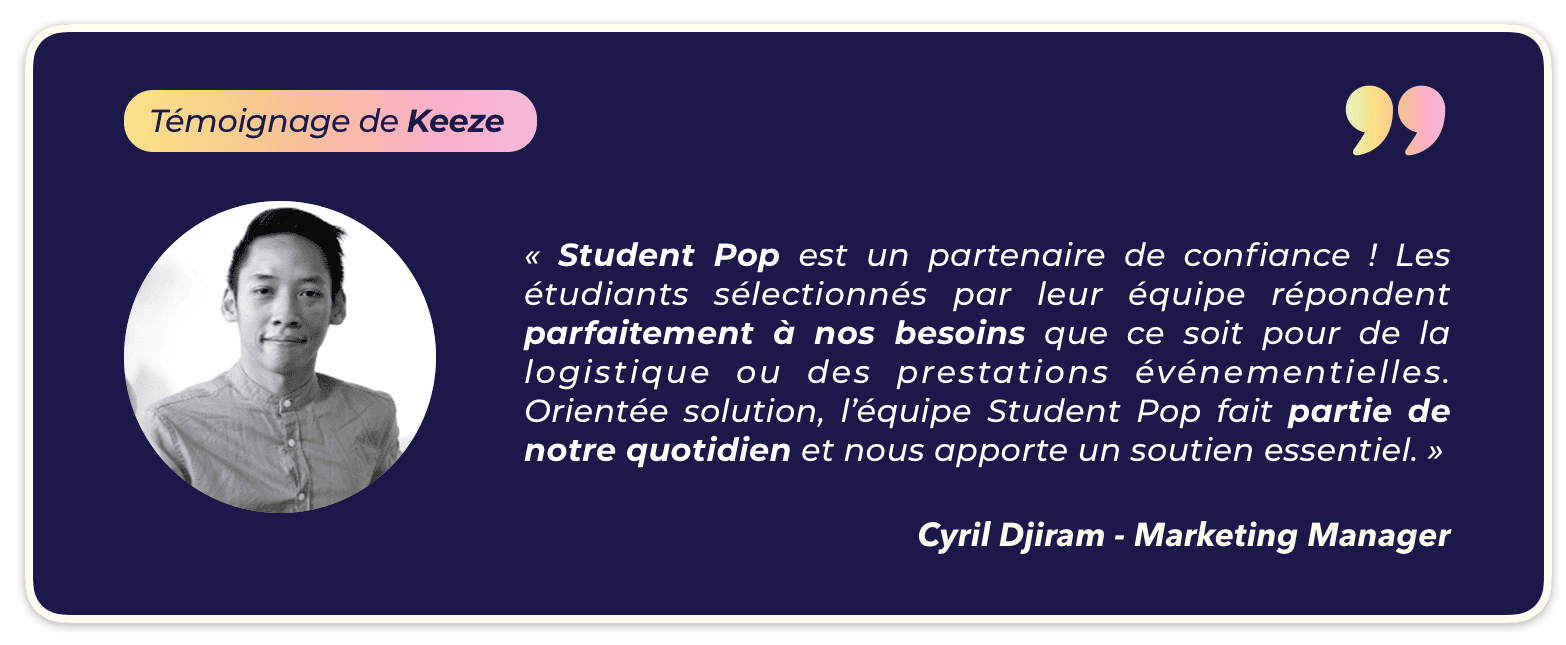 Témoignage client accueil
