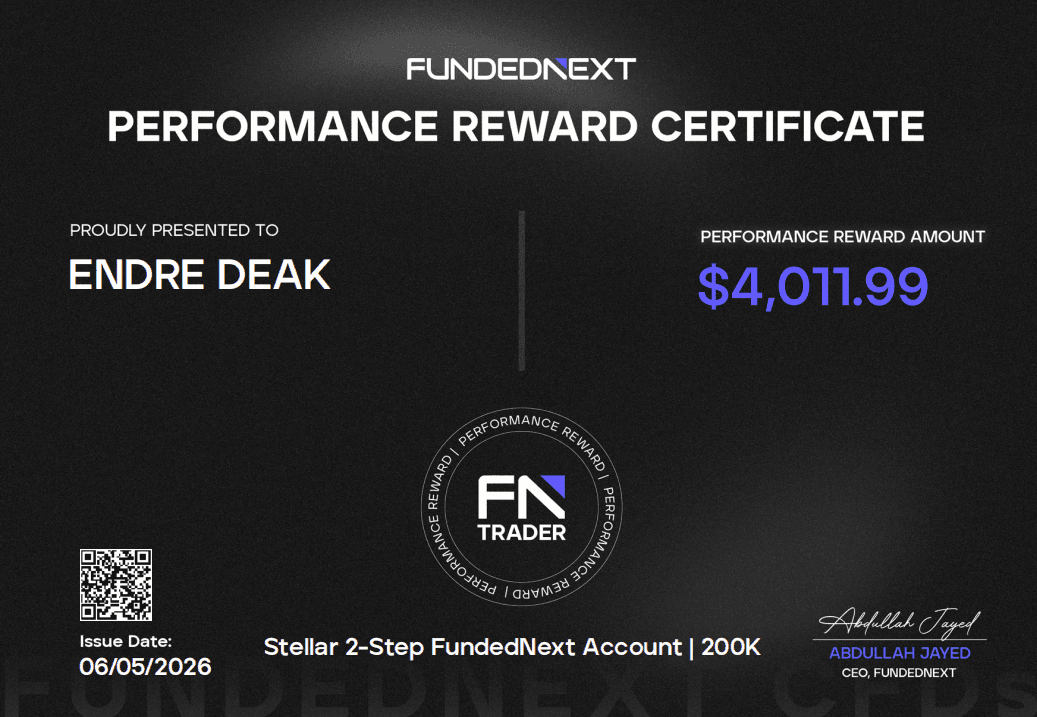 Student funded certificate or payout