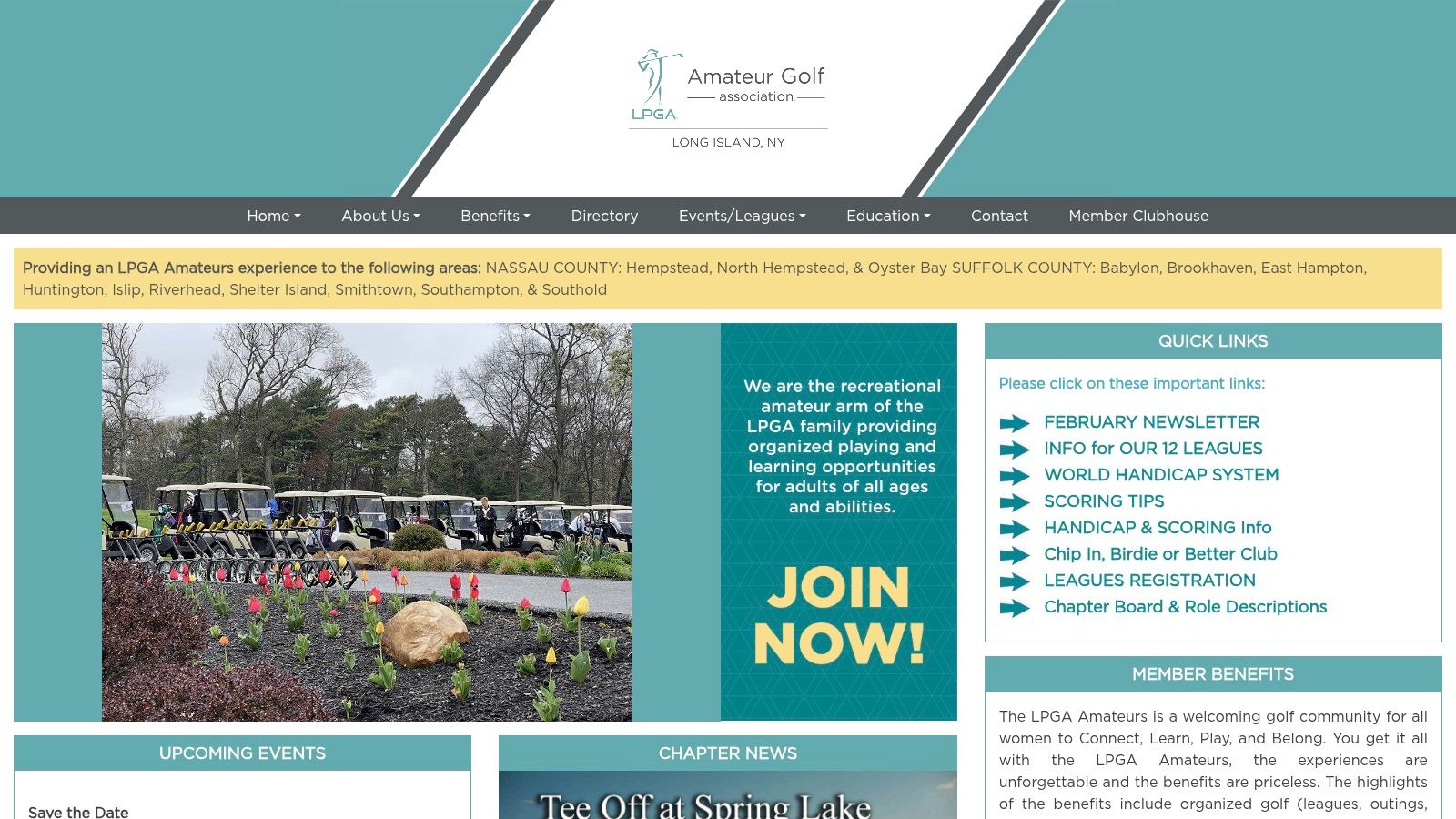LPGA Amateur Golf Association – Long Island Chapter