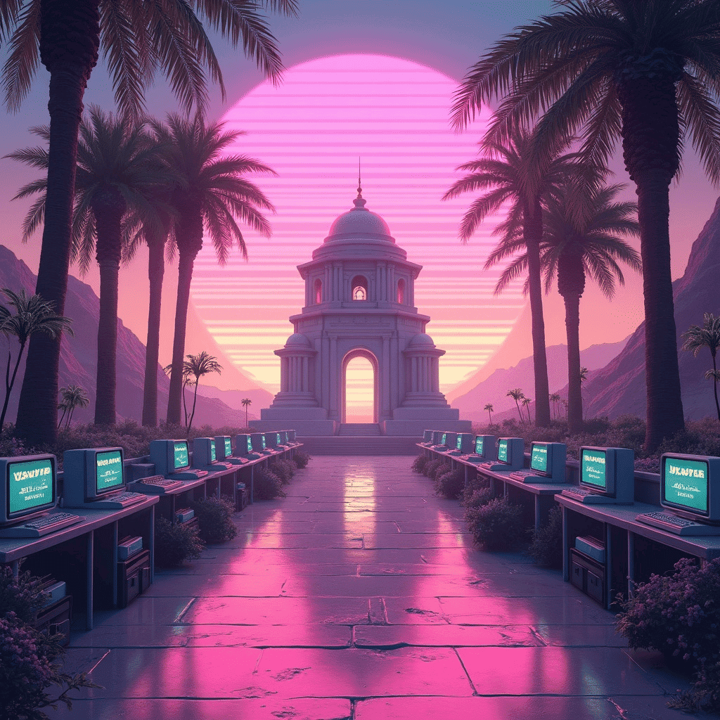 Stylized render
