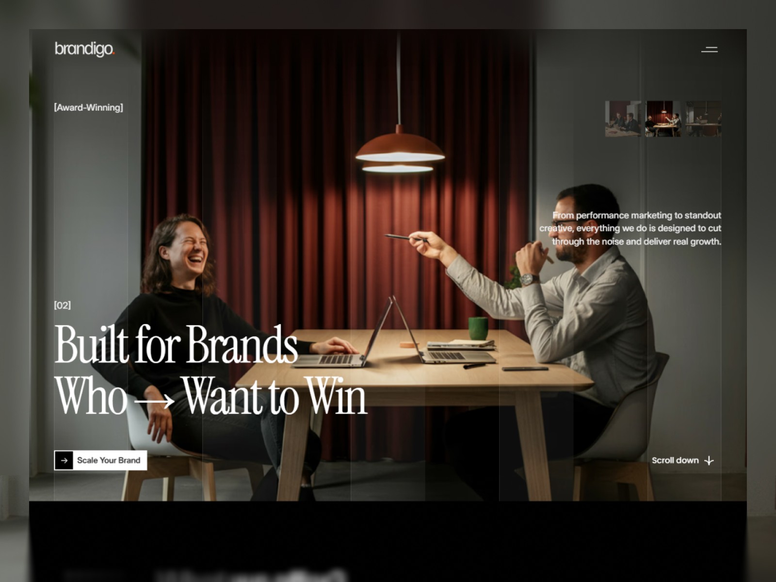 Brandigo Framer Agency Template