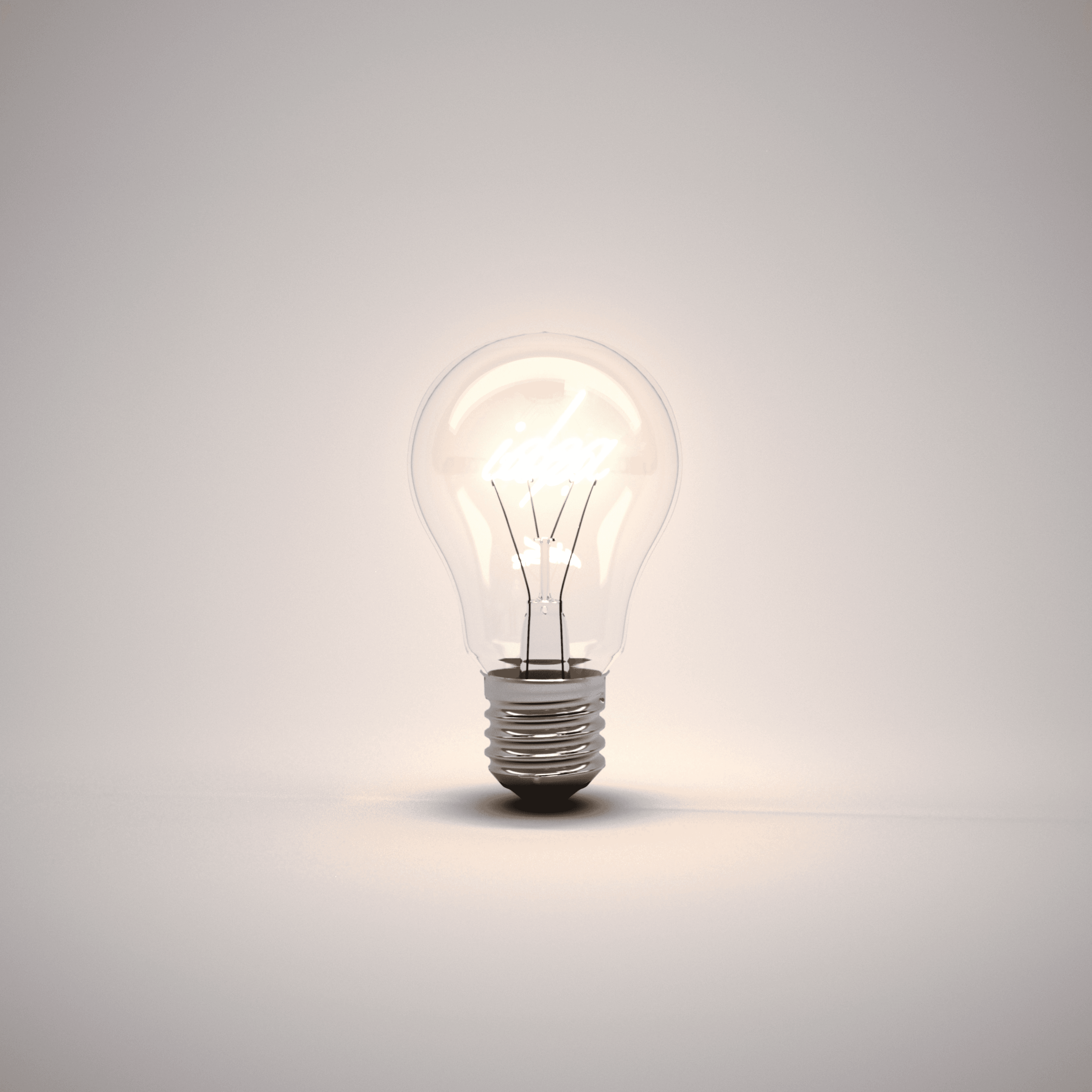 Portrait of a small brown dog on yellow background