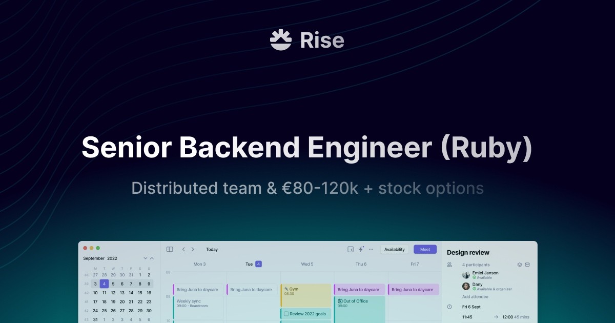 Senior Backend Engineer at Rise