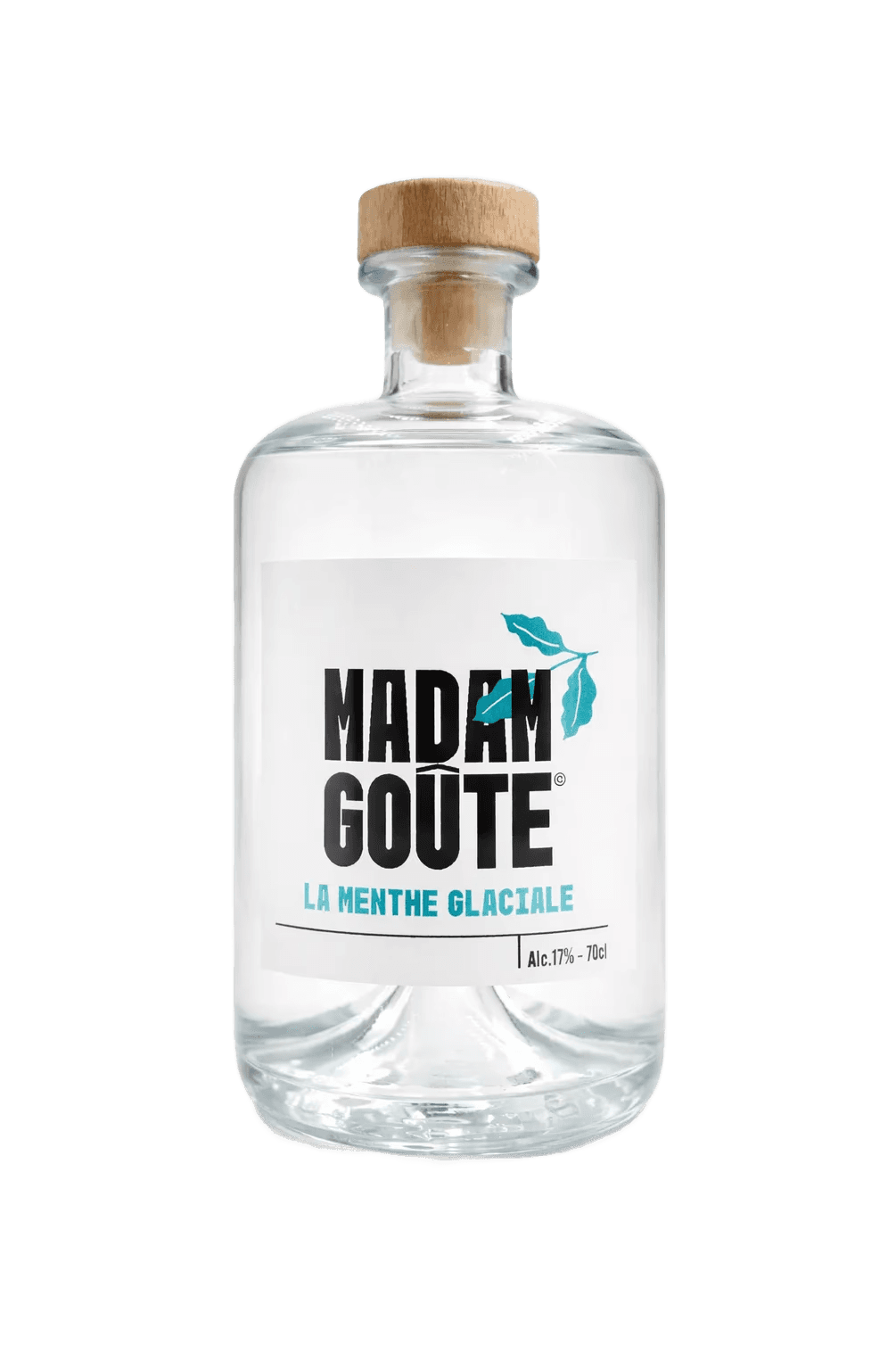Liqueur de menthe glaciale Madam Goûte 17° - Bouteille artisanale 70cl des Hauts-de-France