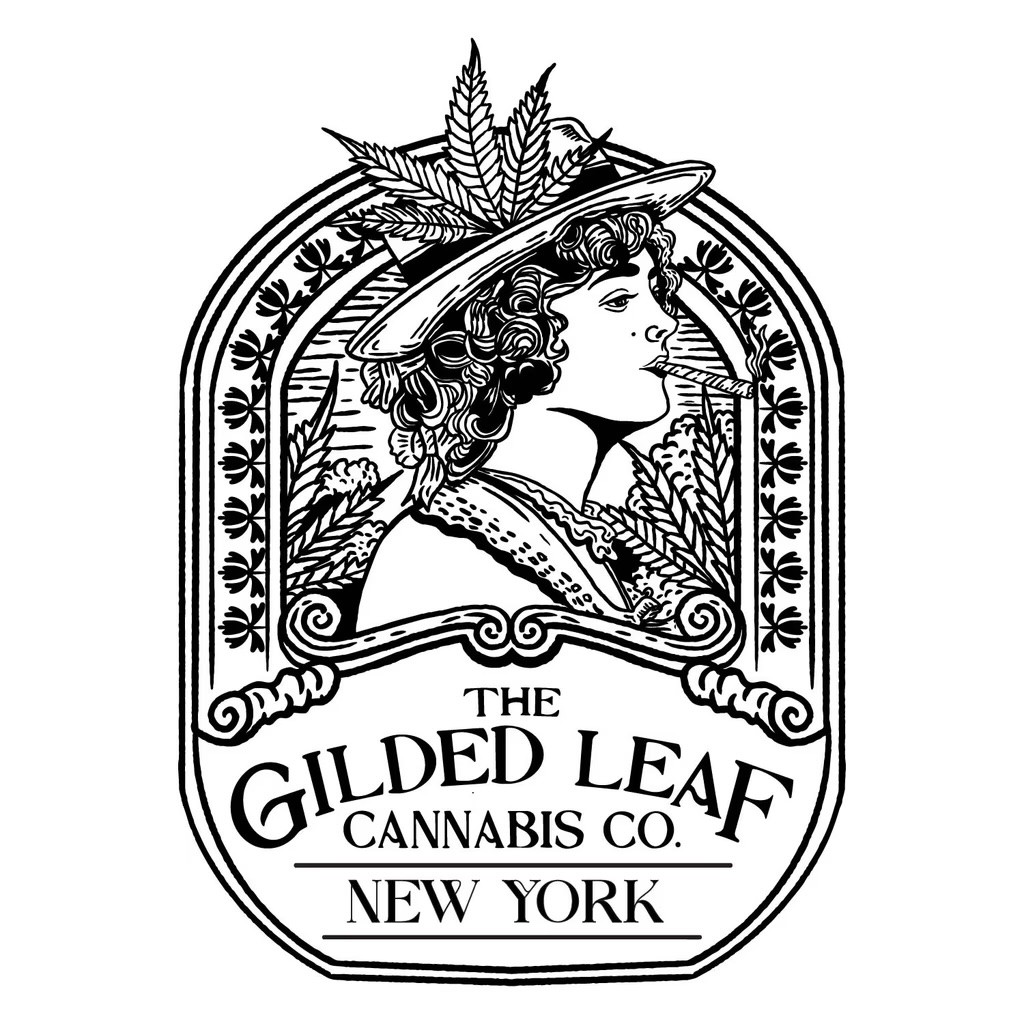 Badge Design Gilded Leaf Cannabis Co.