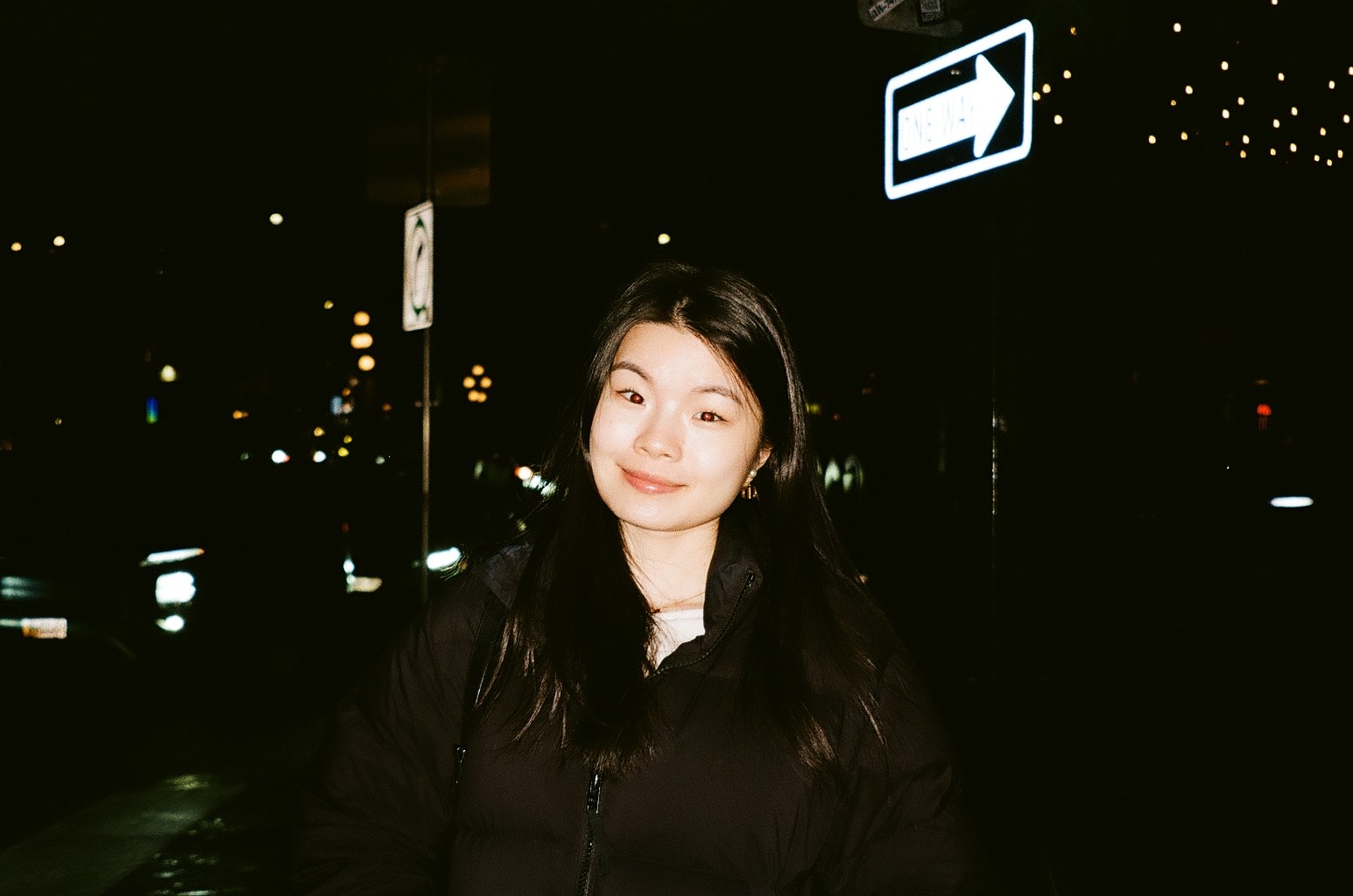 Woman with color palette