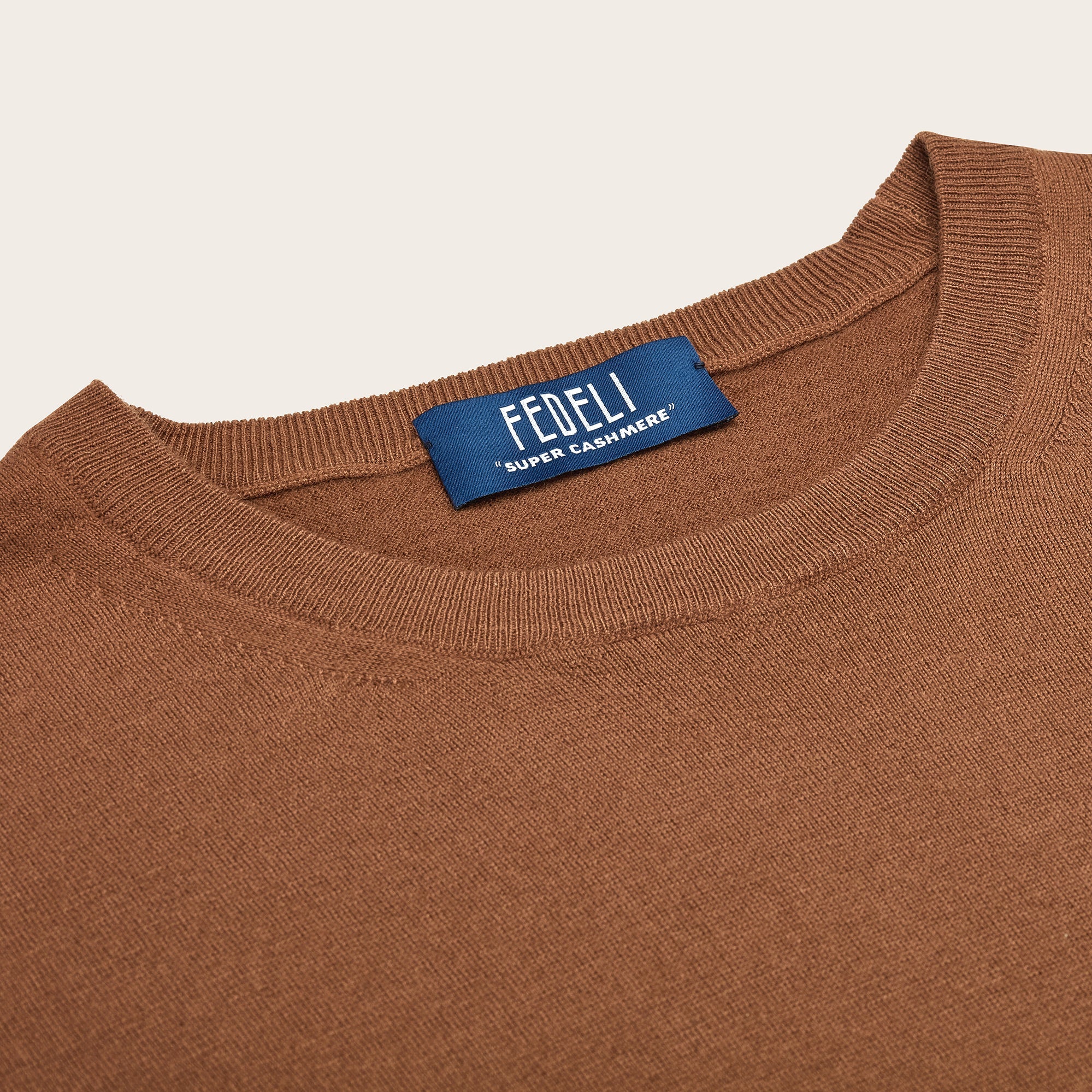 Cashmere Crew Neck Knitted Sweater - Mandelli UK