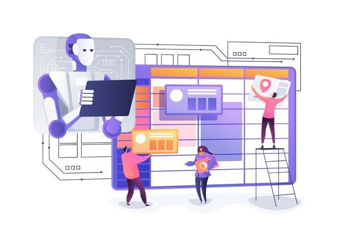 The image features an advanced computer interface showcasing workforce analytics and scheduling data, highlighting various work schedules including the 9 80 work schedule, which allows employees to work nine hour days for four days, resulting in three day weekends and improved work life balance. The interface displays key metrics related to hours worked, employee satisfaction, and productivity, emphasizing the importance of flexible work schedules for better employee morale.