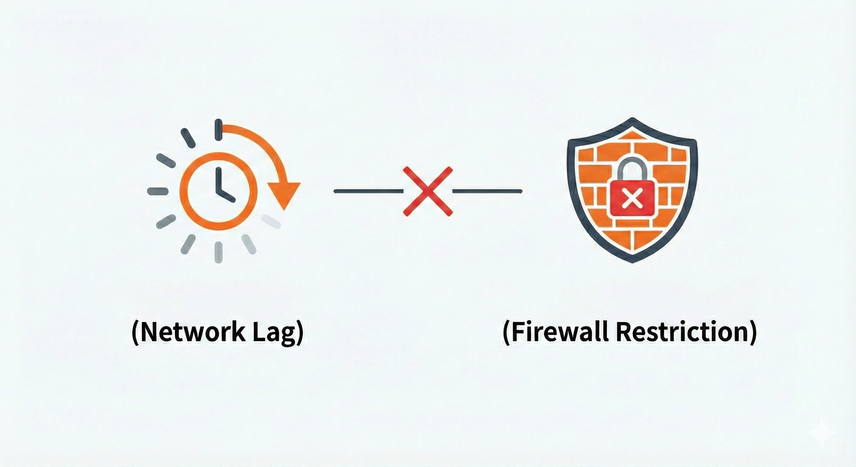 Network latency and firewall restrictions image