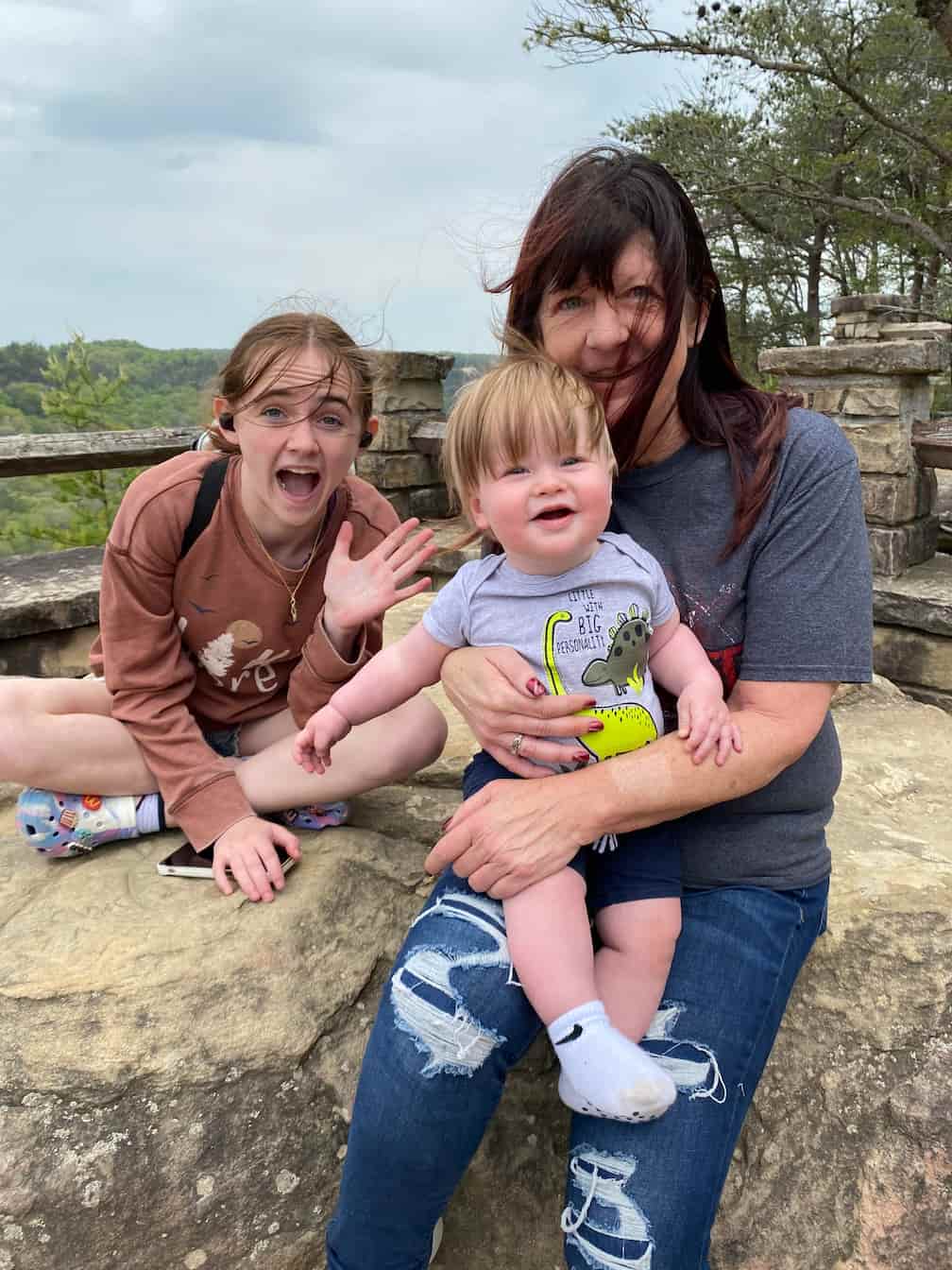 Portrait of portfolio creator – back view