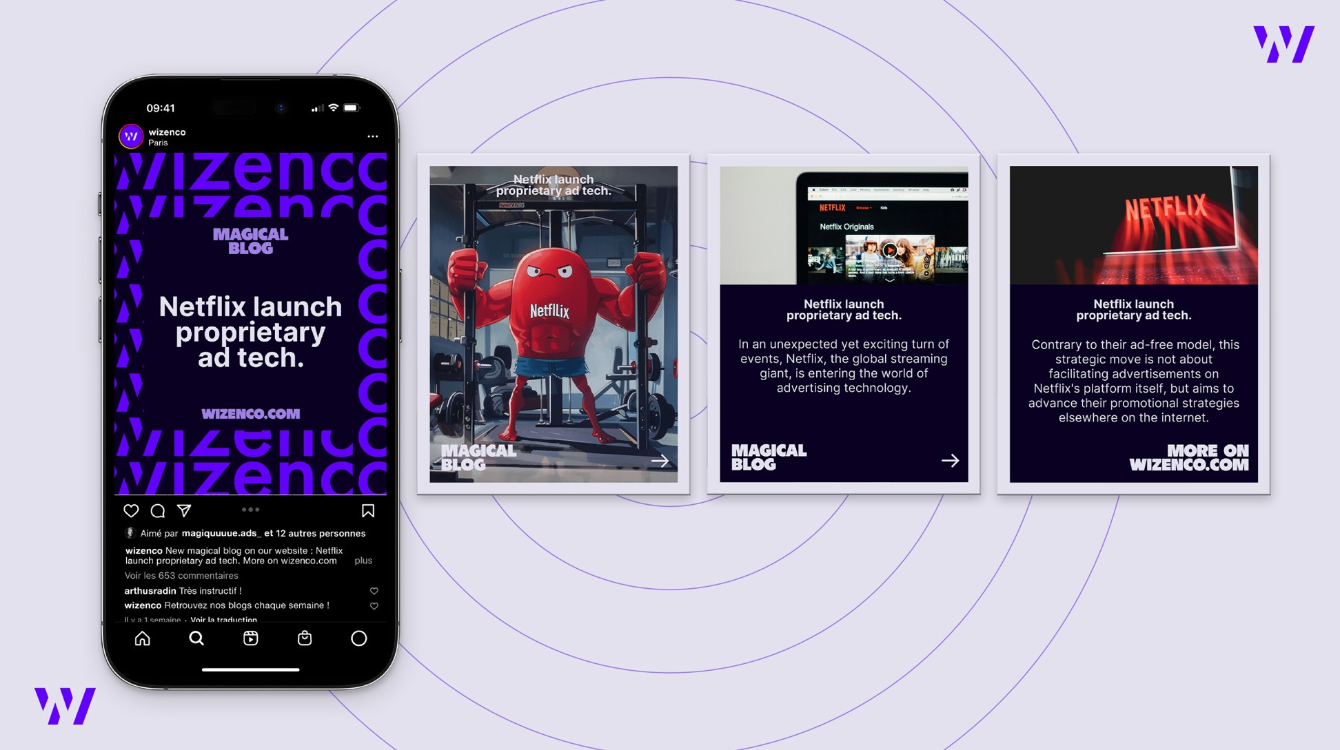 Templates posts Instagram Wizenco.