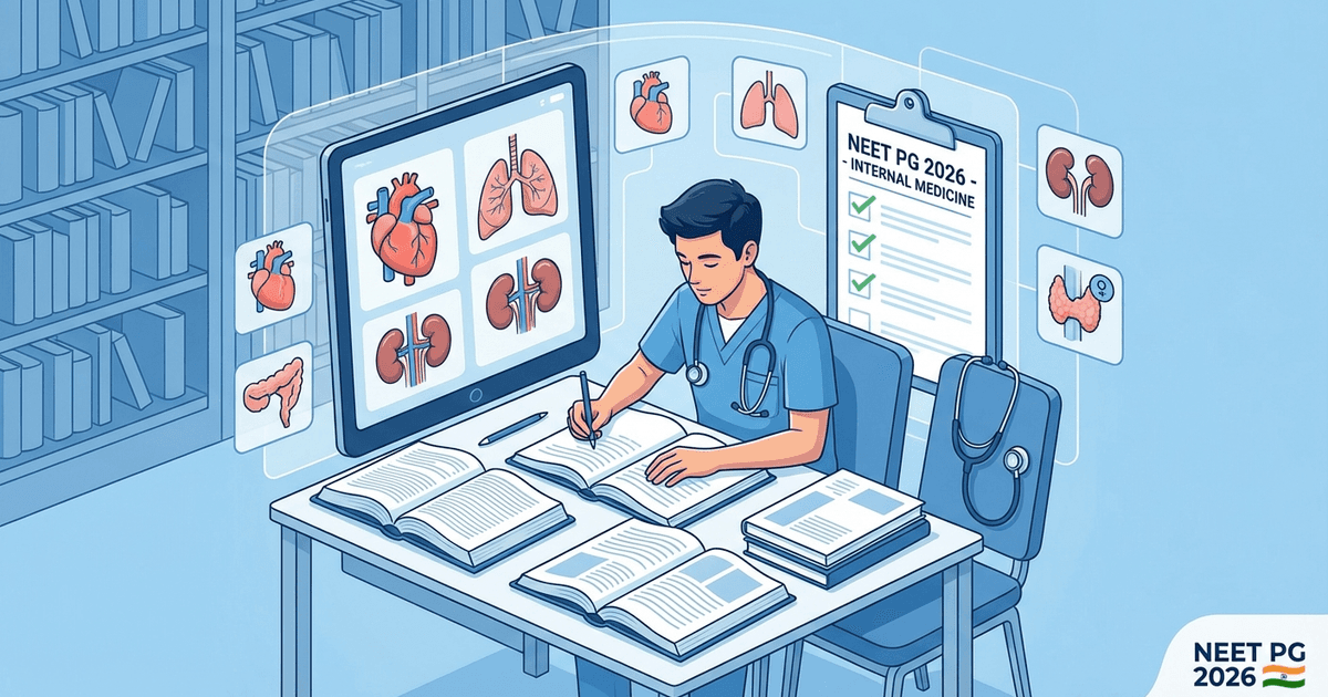 Cover: How to Study Internal Medicine for NEET PG 2026: High-Yield Topics Checklist & Topper Strategy