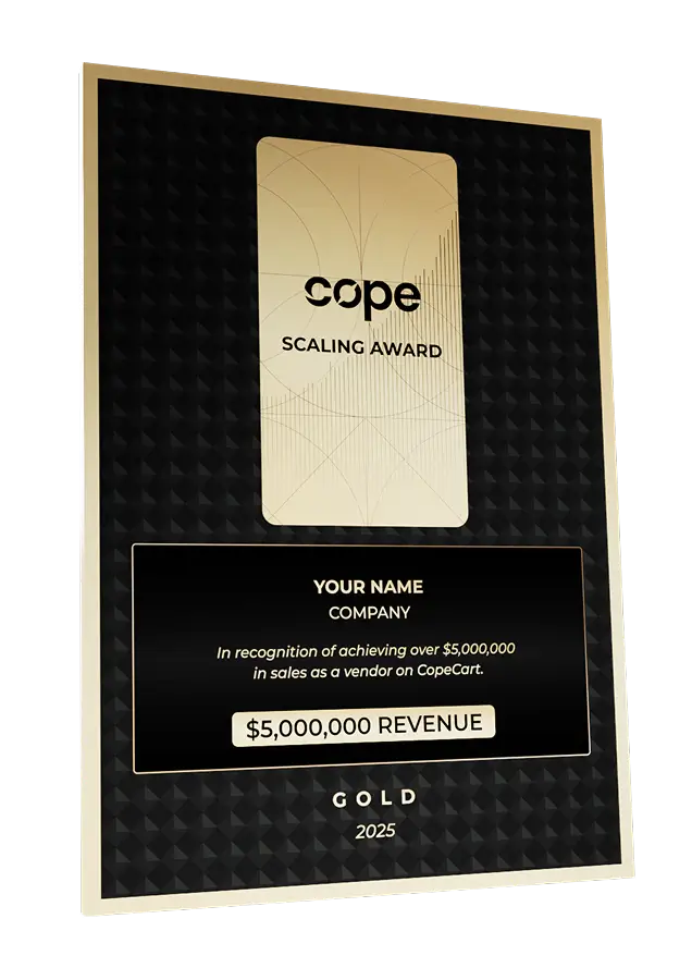 Cope Scaling Award Gold