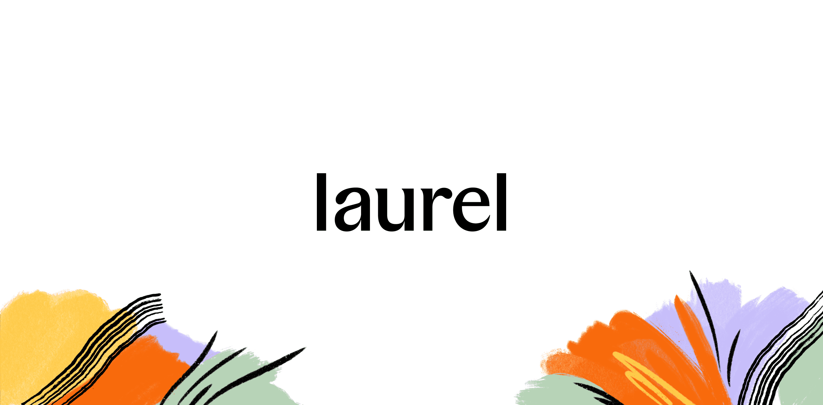 Laurel logo and illustration