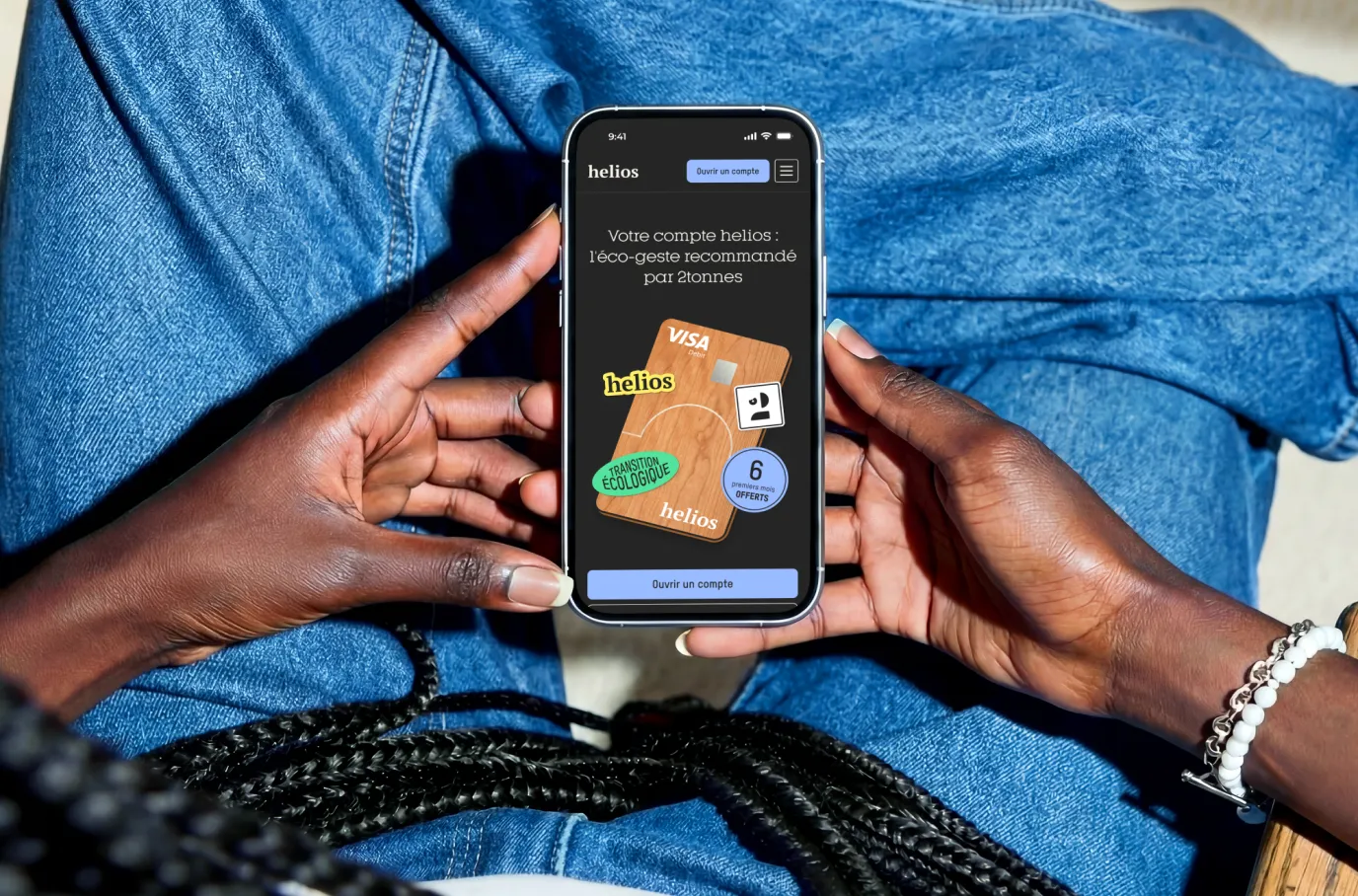 Application Helios présentant son impact environnemental