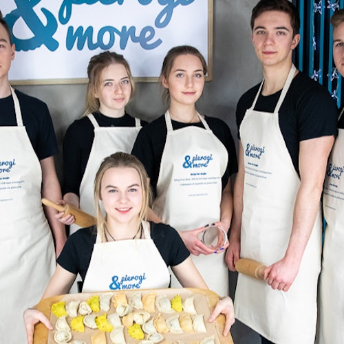 Polish dumplings cooking class