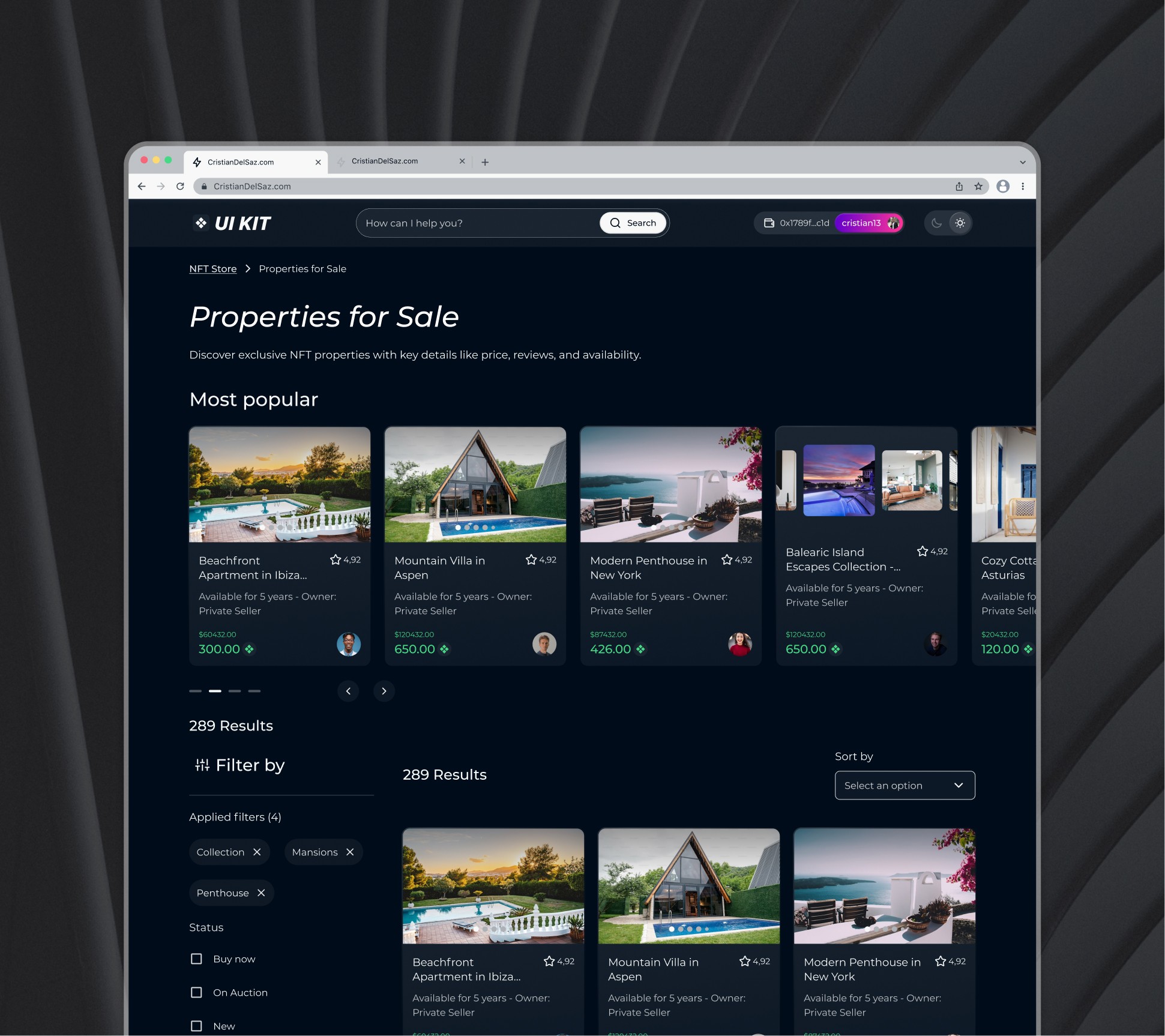 Rediseño de Dashboard – preview