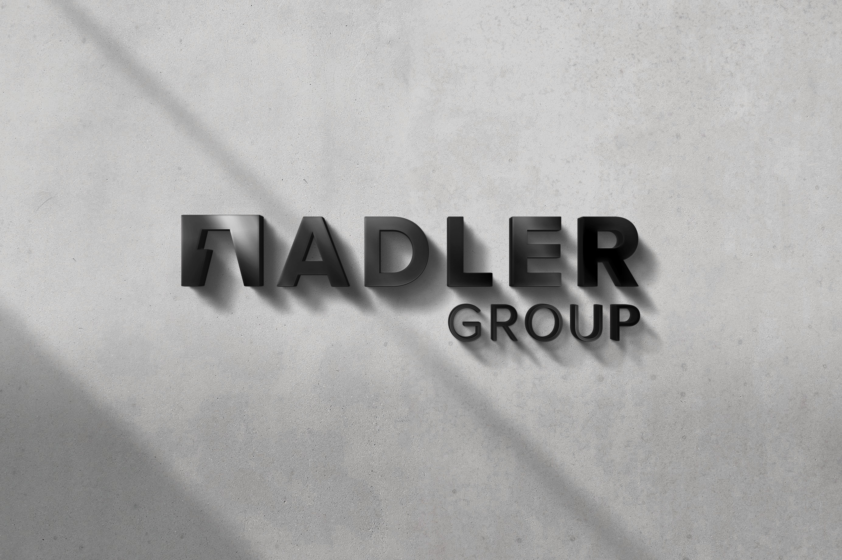 Corporate Identity der Adler Group – definiertes Gestaltungssystem mit Farbwelt, Raster und Schriftkonzept.
