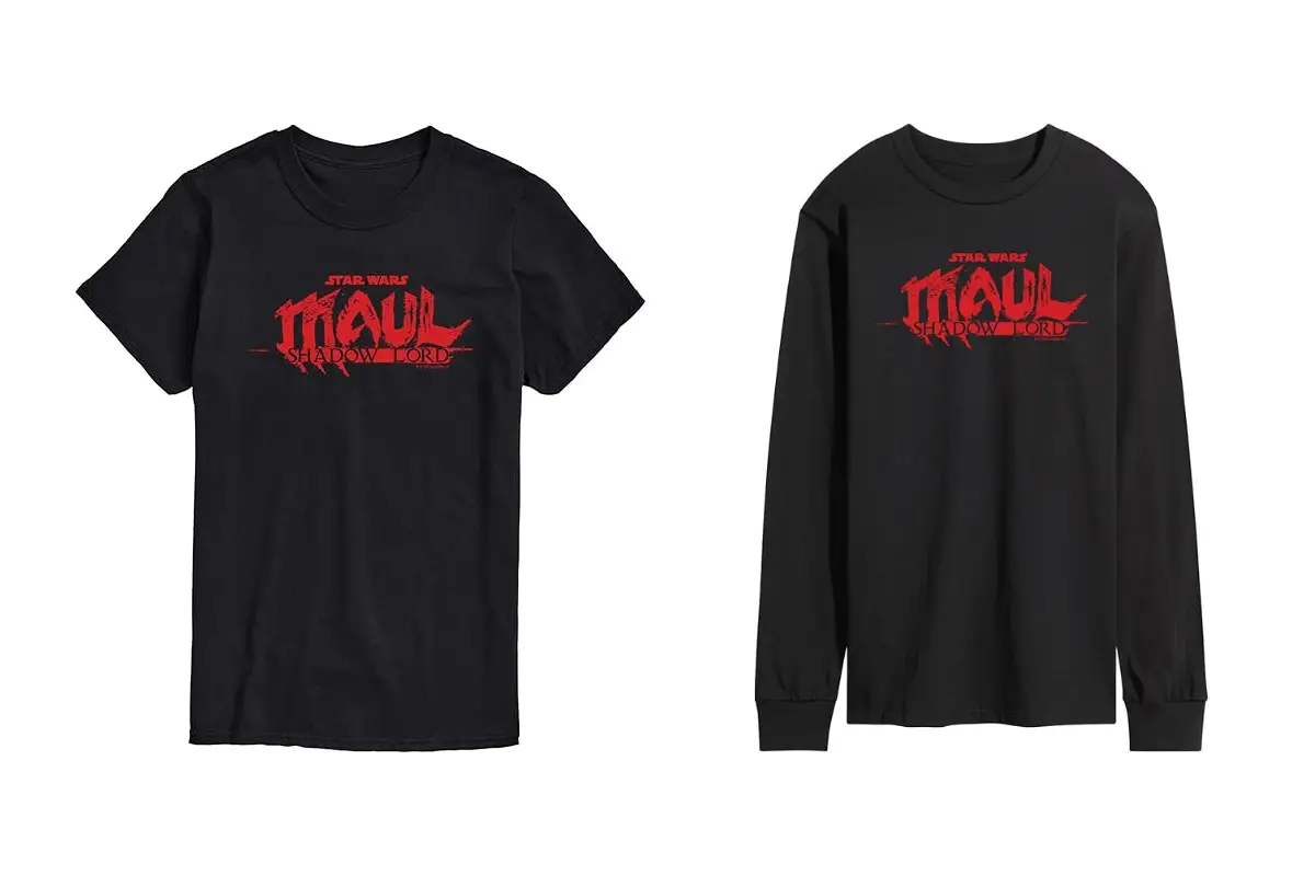Short- and long-sleeve Maul-Shadow Lord graphic t-shirts.