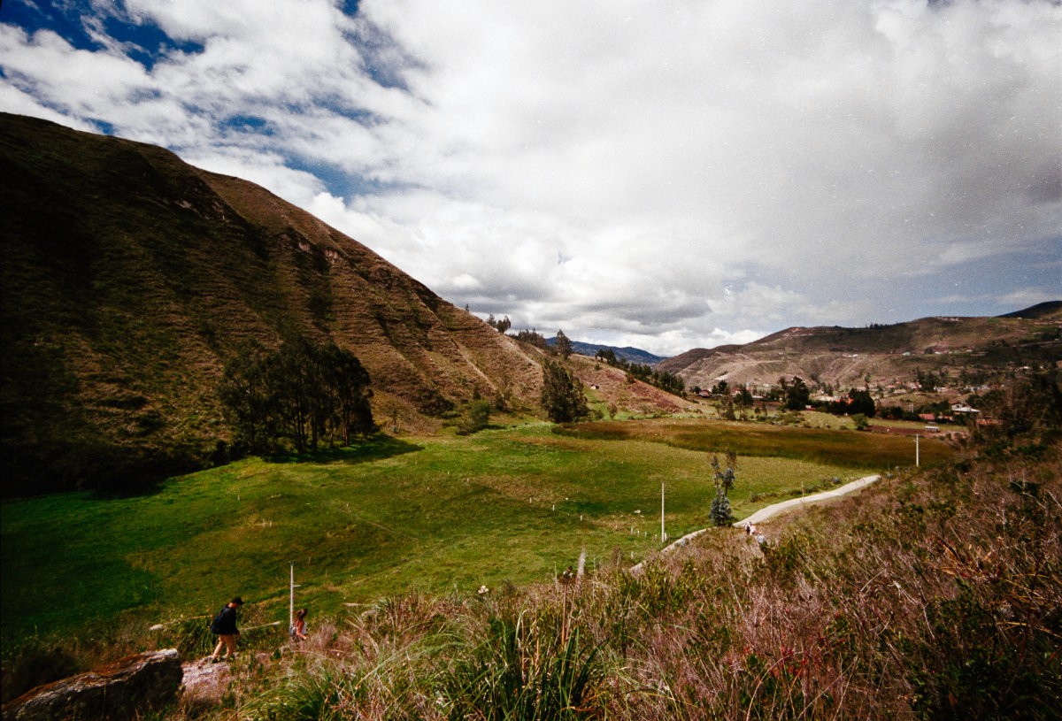 Cajas national Park landscape in Ecuador
