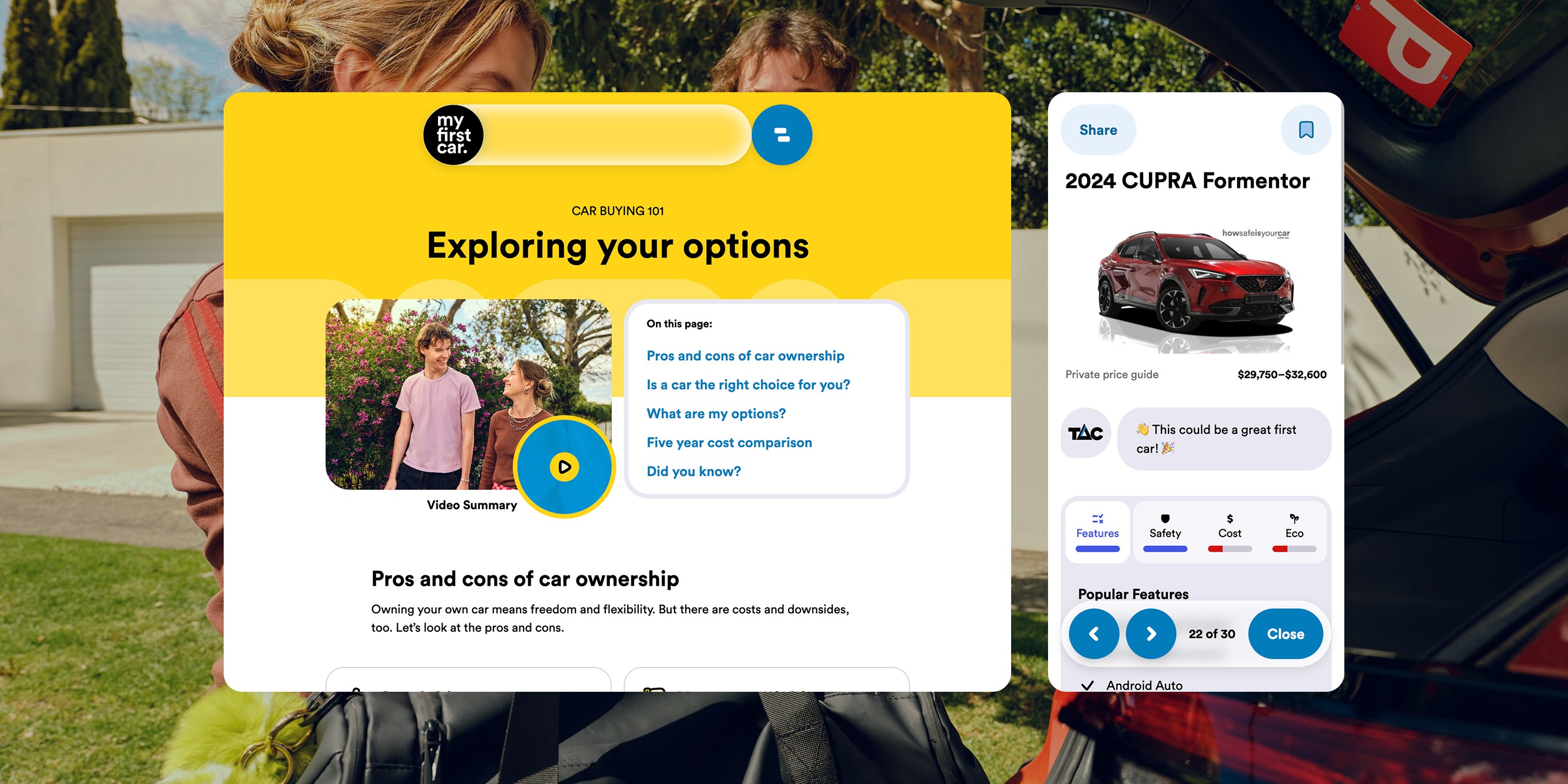 Screenshot of Urban Rest home page
