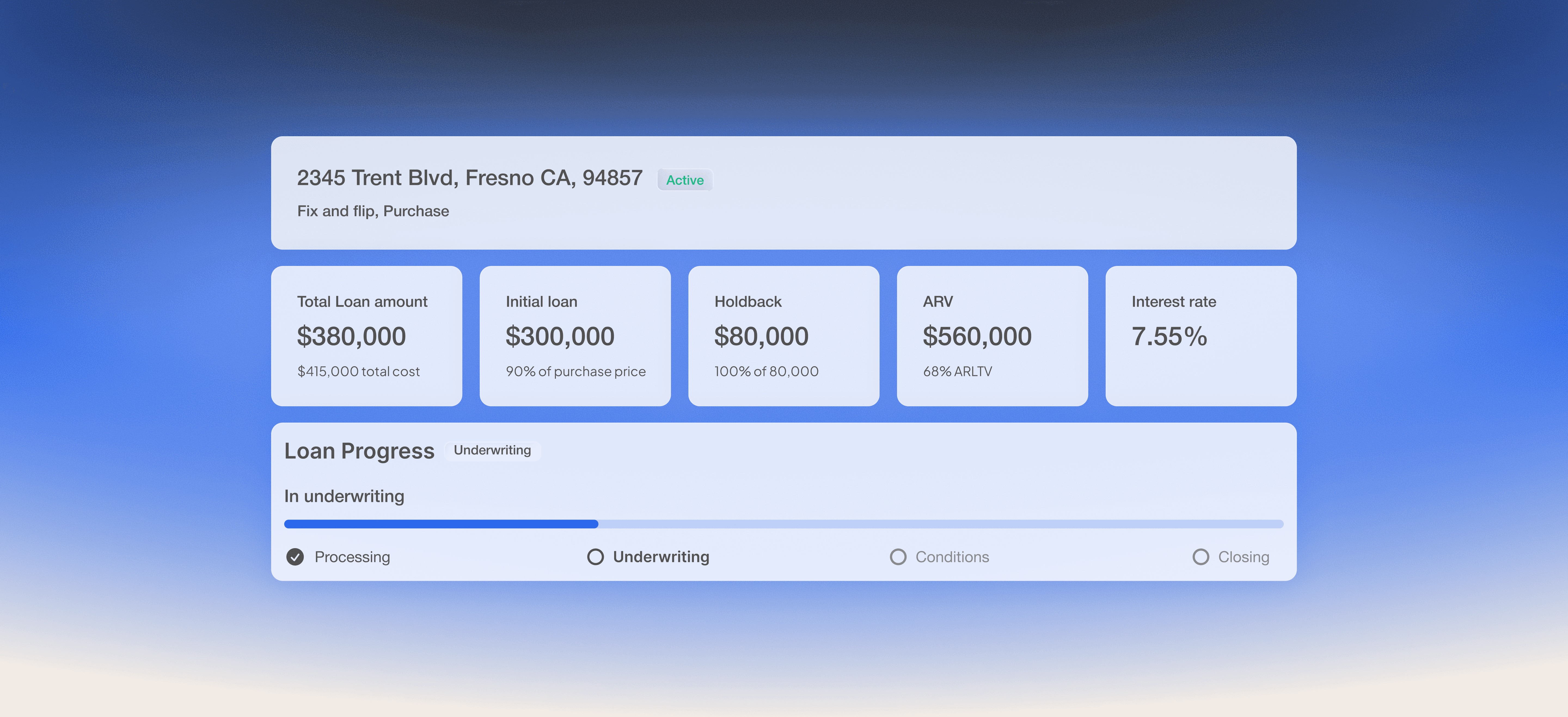 Two images of a house that show the Before it was fixed and the After of the fix and ready to be flipped.