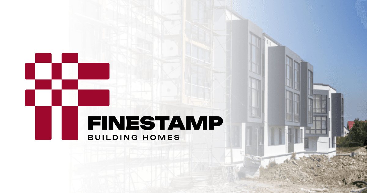finestamp website homepage built with Framer