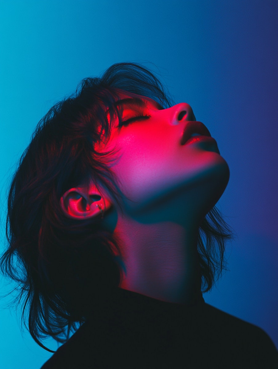 Woman Look Into The Camera