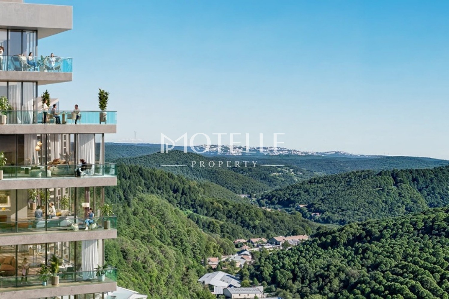 Indoor and outdoor swimming pool facilities at RAMS Park House Maslak