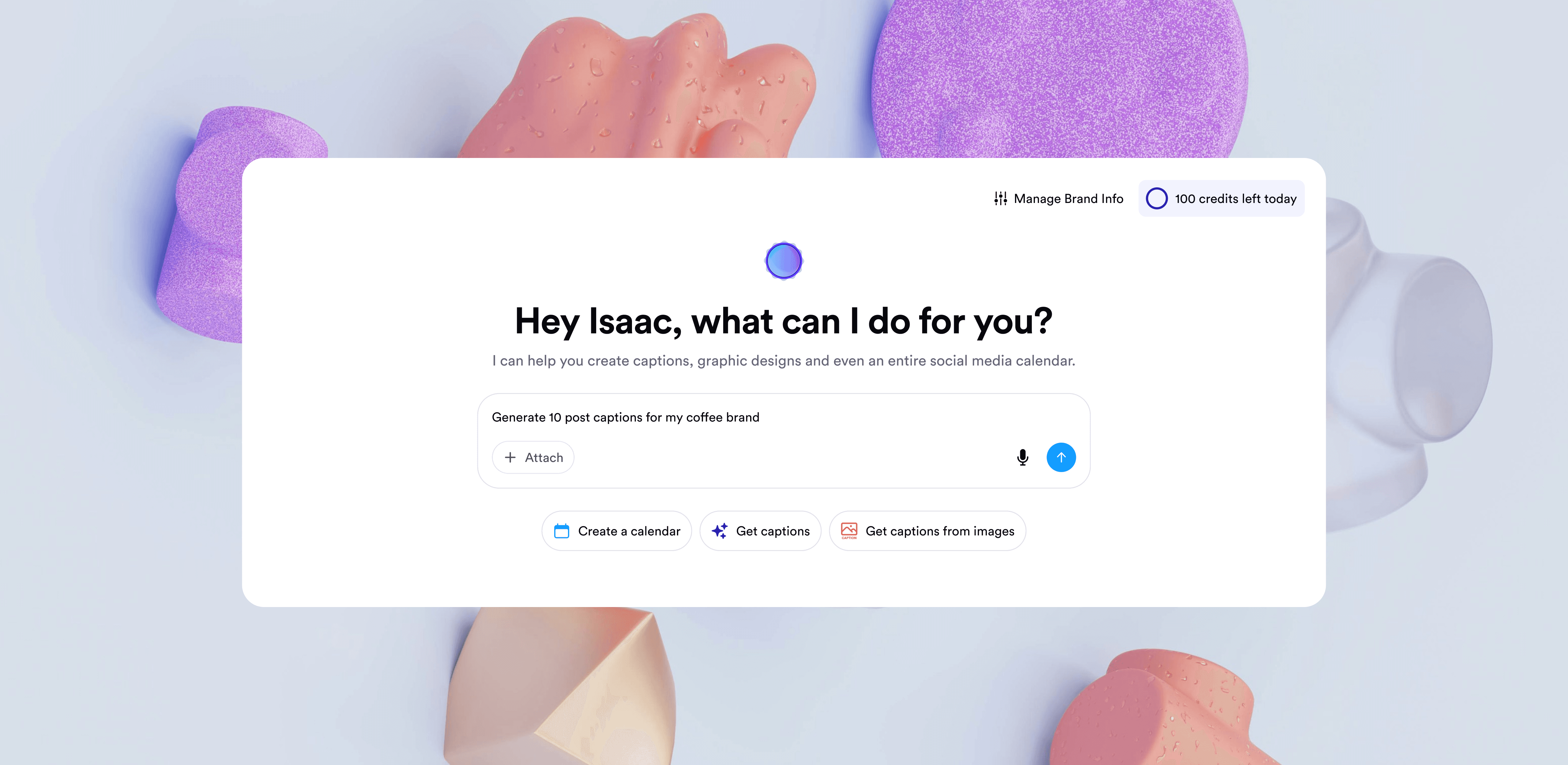 Creating Content Calendar with Nara AI
