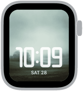 morning mist Apple Watch face preview 2 featuring gradient, modern, and spring.