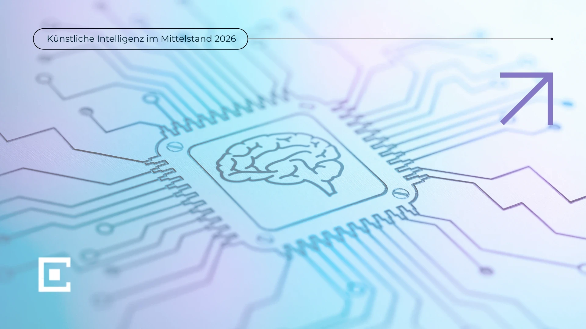 NOAVIA Prozessautomatisierung Mittelstand: Vernetztes Systemdiagramm zeigt KI-gestütztes Wissensmanagement als Grundlage für automatisierte Workflows und digitale Assistenten