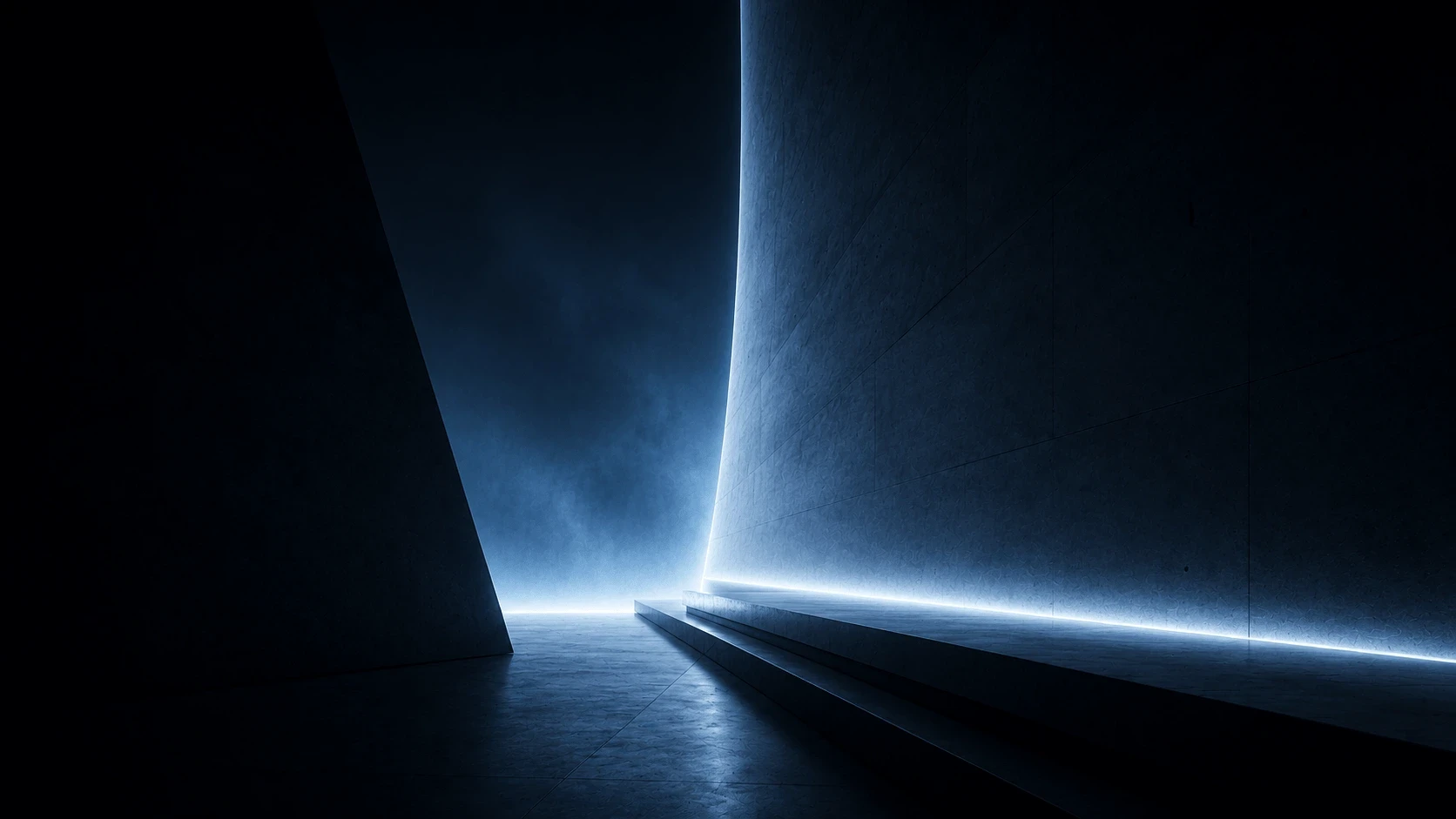 Abstract blue lights