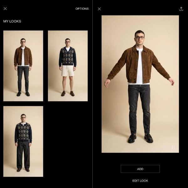 Zara virtual try on how it works