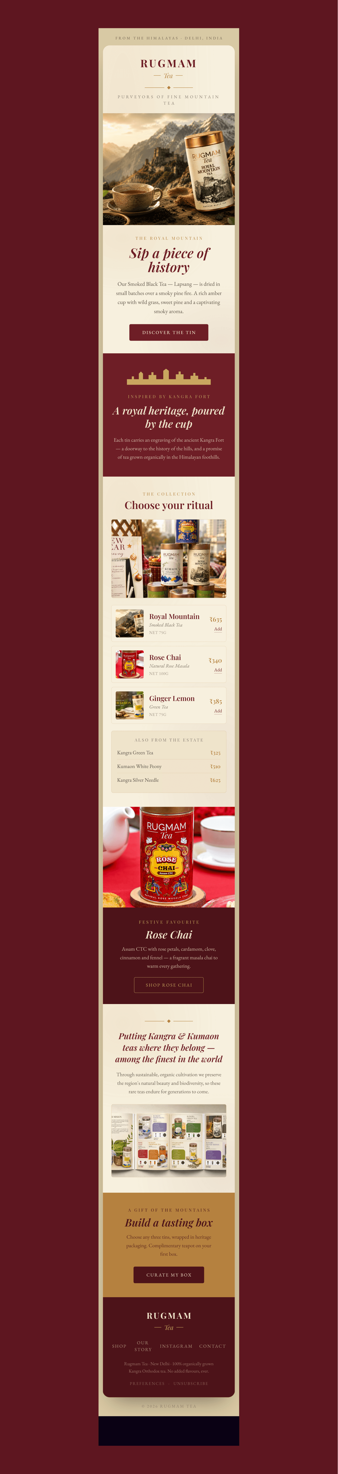 Rugmam Tea full email