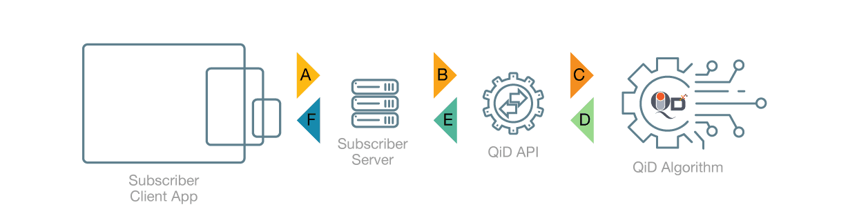 QiDaaS API workflow illustration