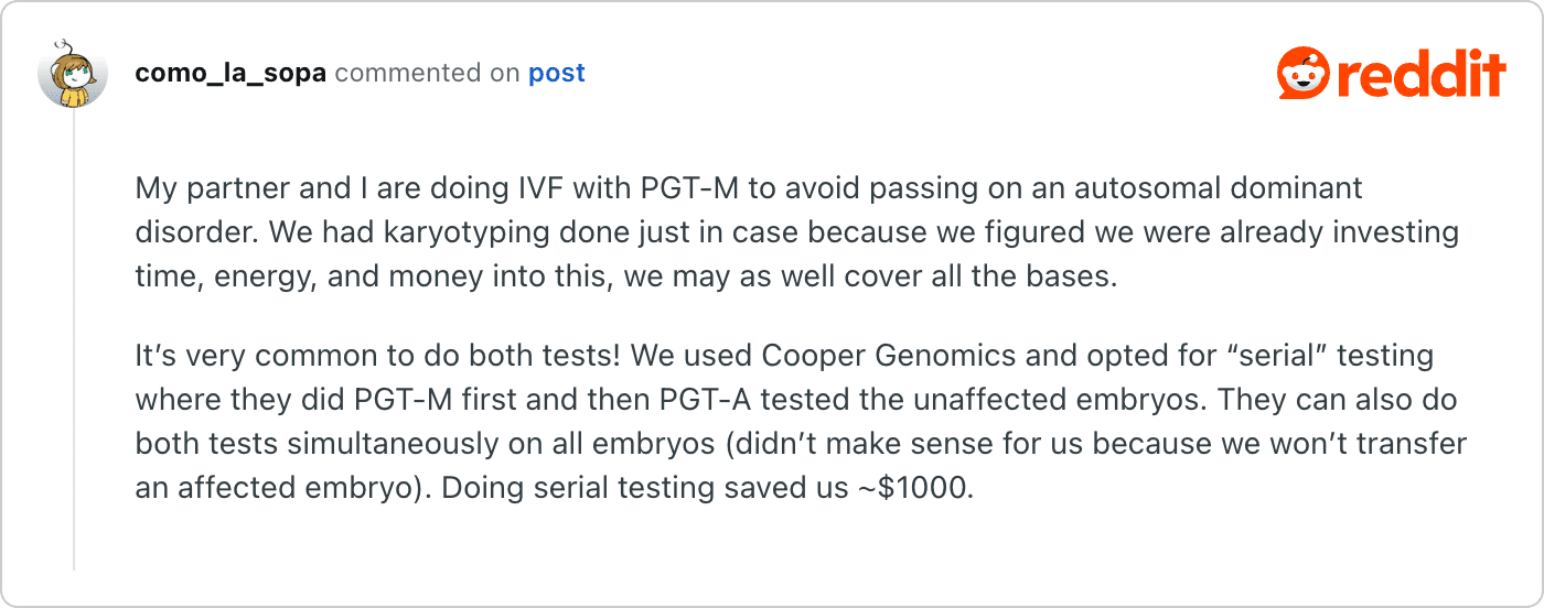 Post on Reddit