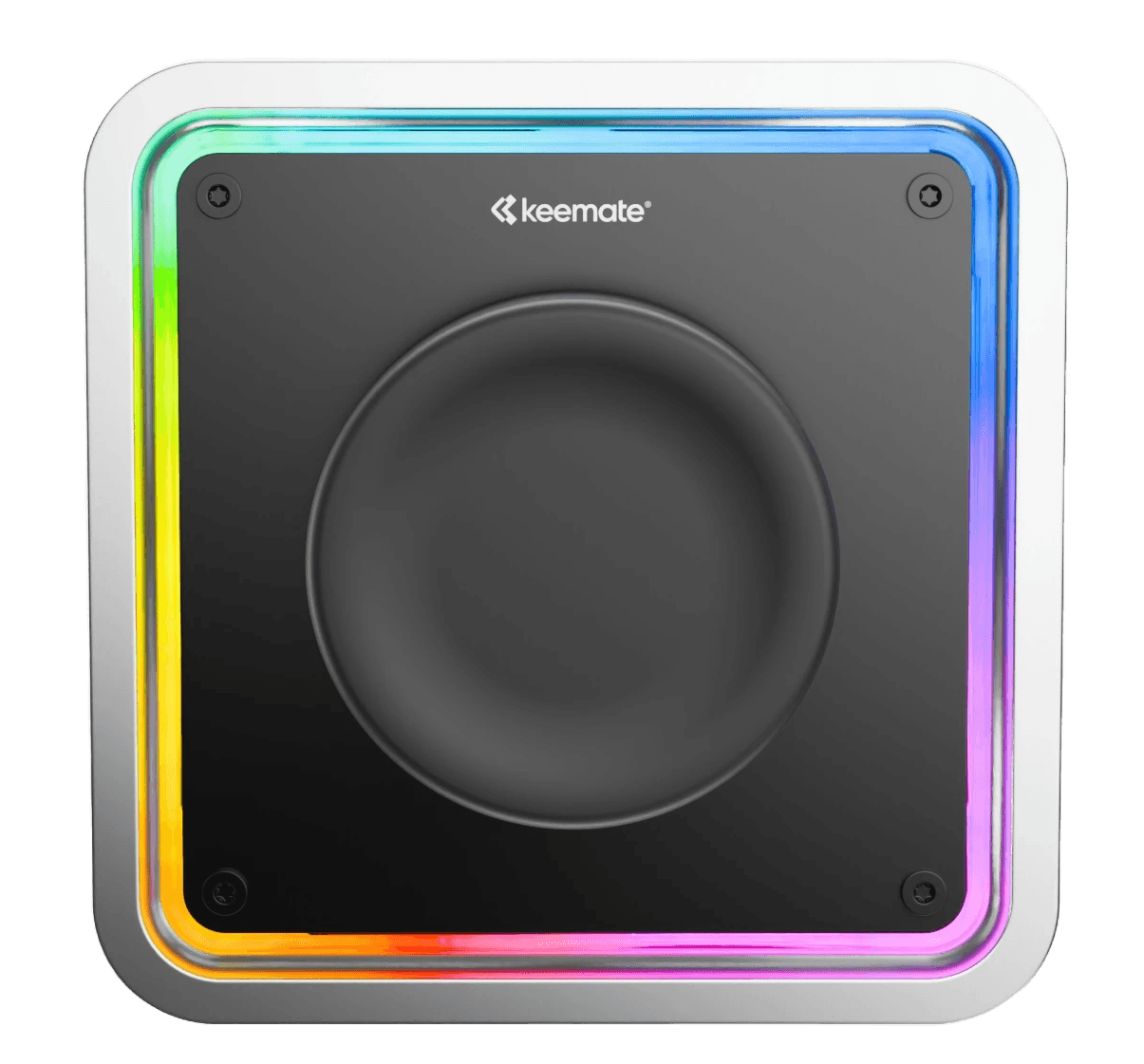 Gold iPhone displaying a habit tracker app interface with cards for journaling, exercise, hydration, and meditation, set against a light grey background.