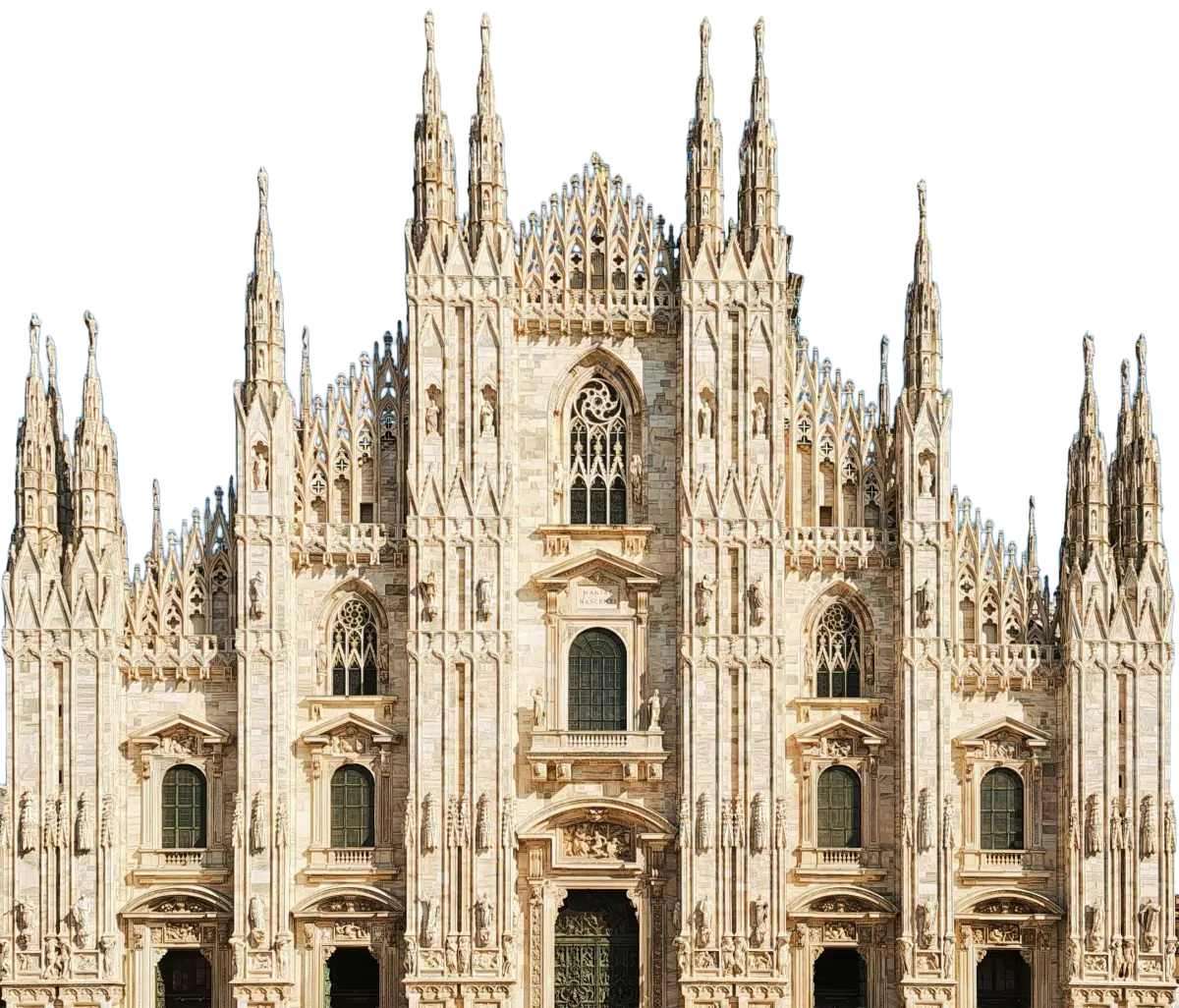 Duomo Milano front view