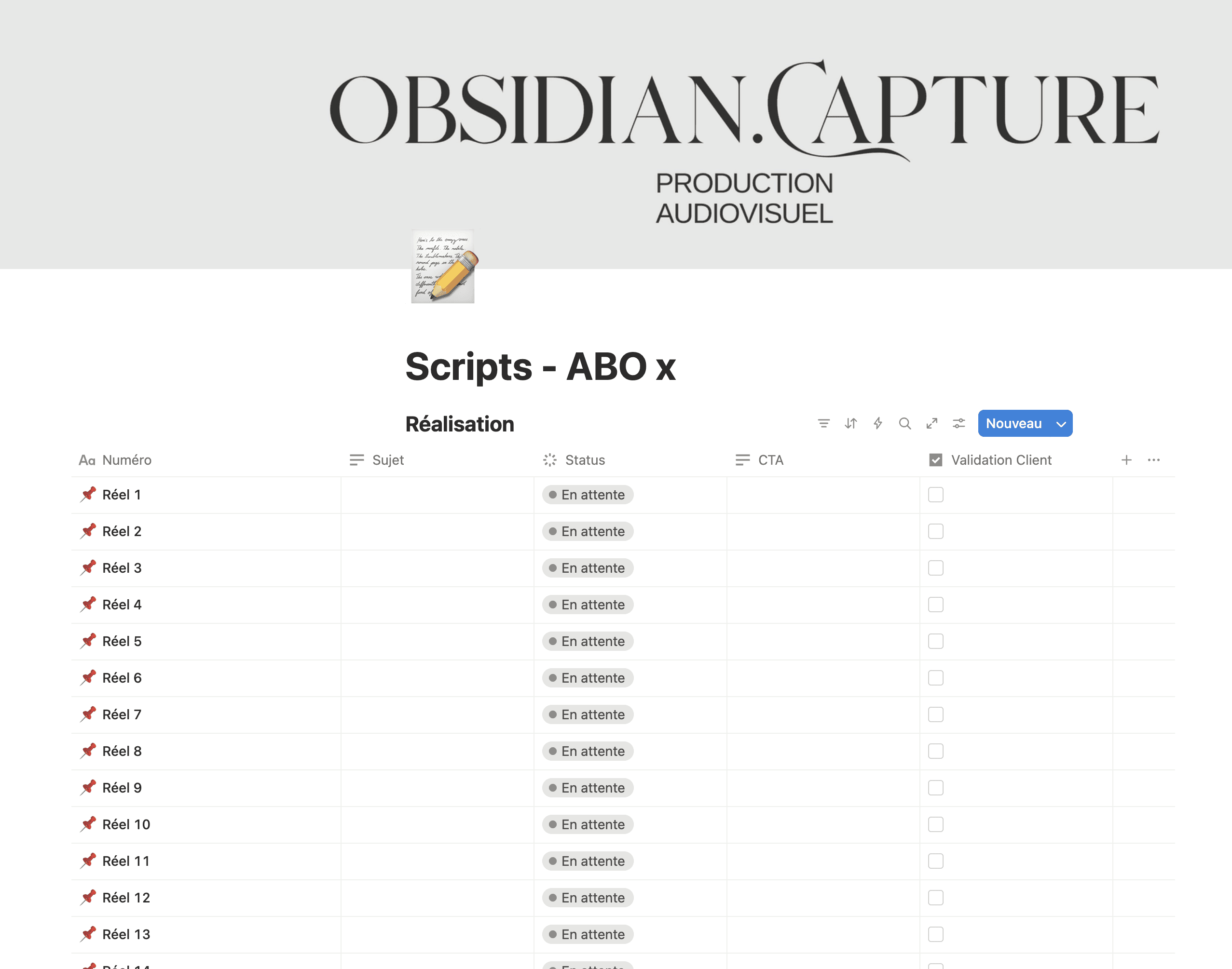 Scripts & Planning