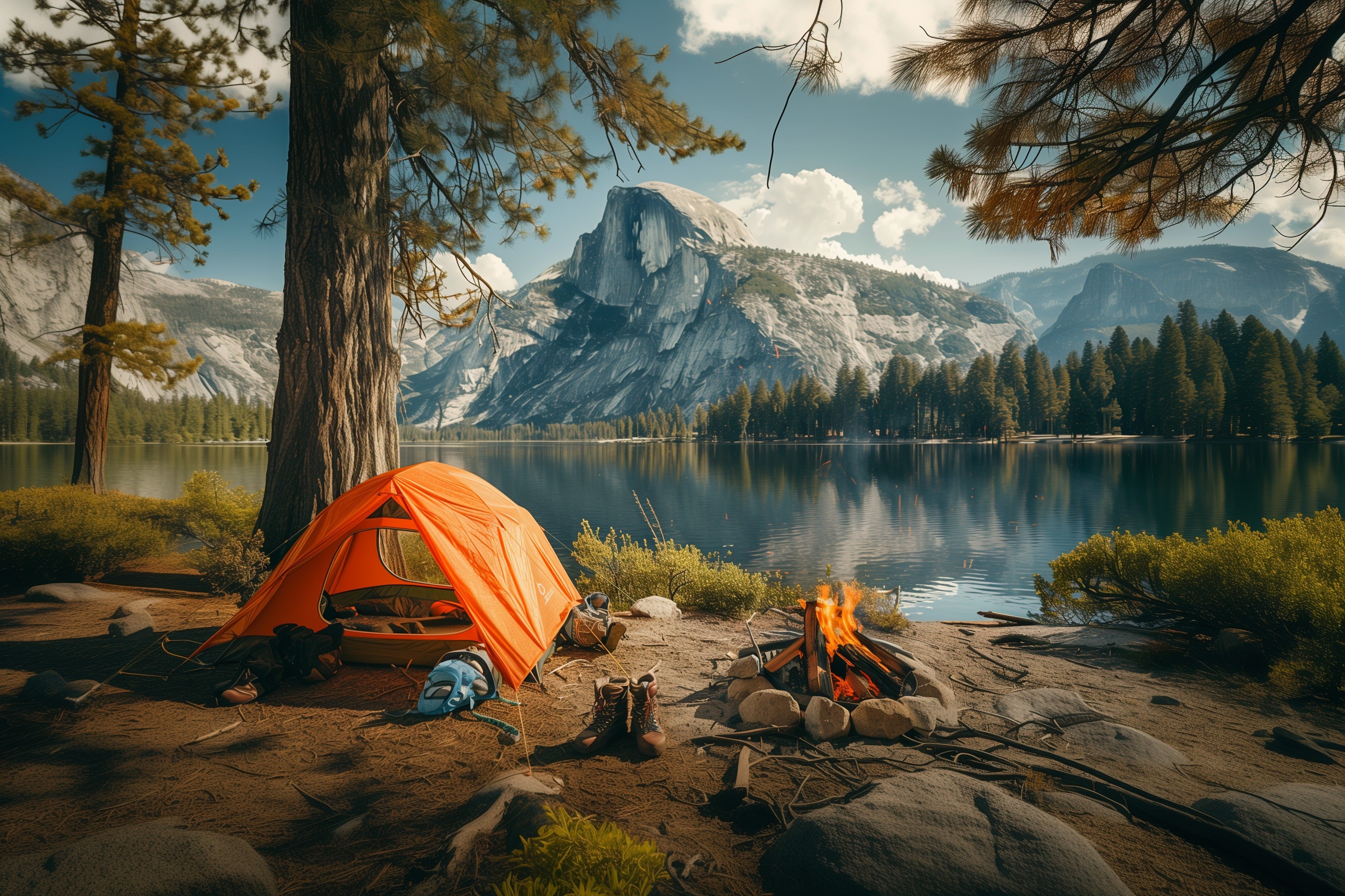 Yosemite National Park lake