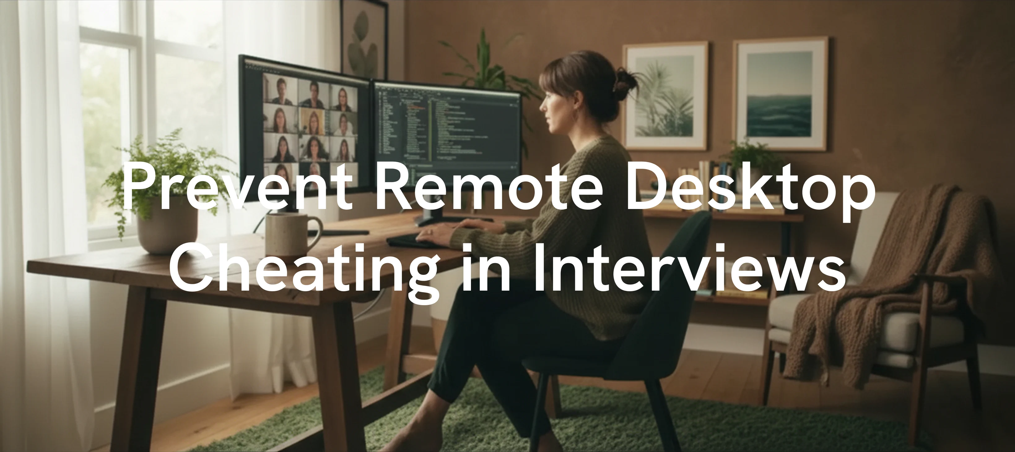 How to Prevent Remote Desktop Cheating in Interviews