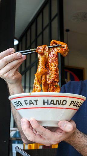 authentic Biang Biang hand-pulled noodles Berlin