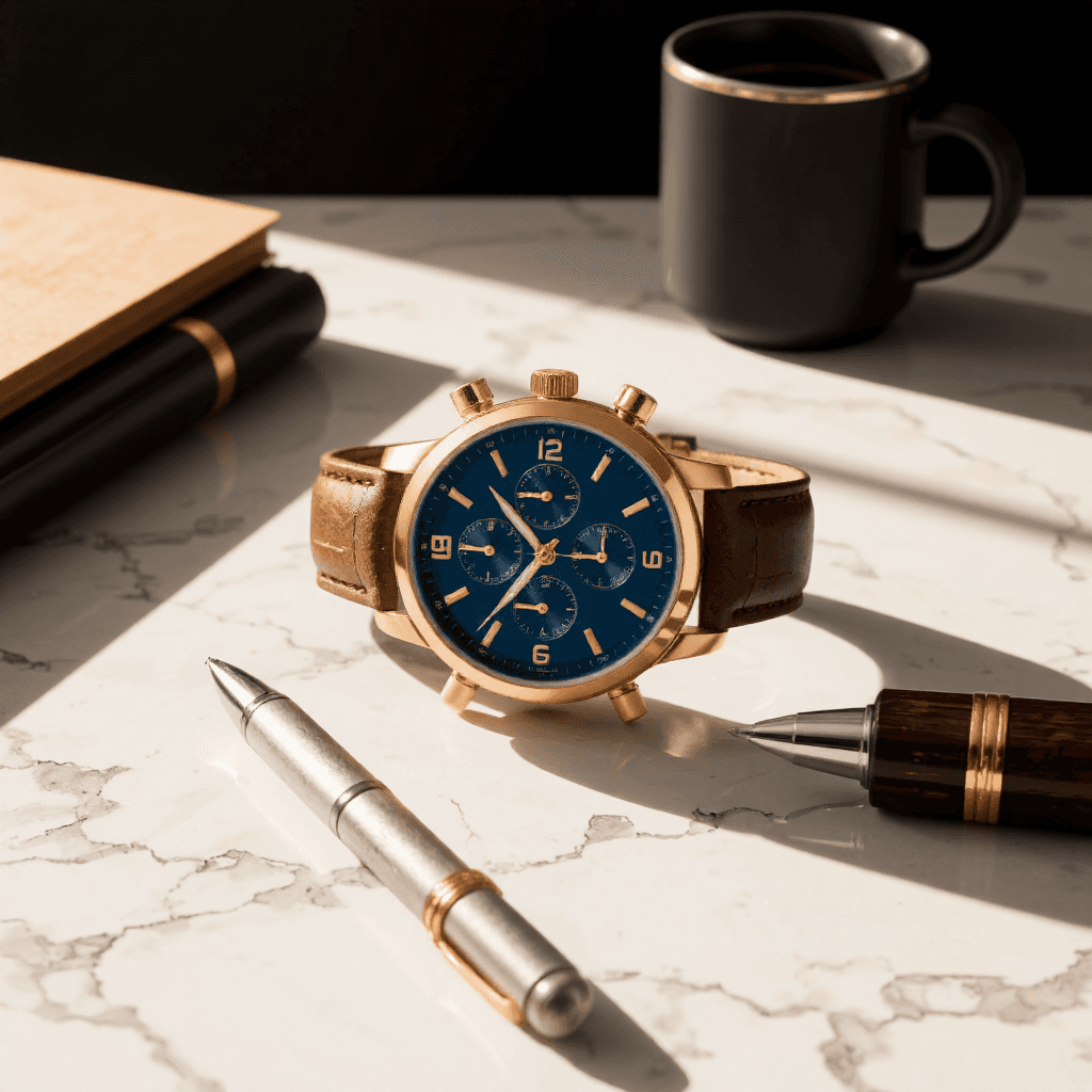 product photography of watch