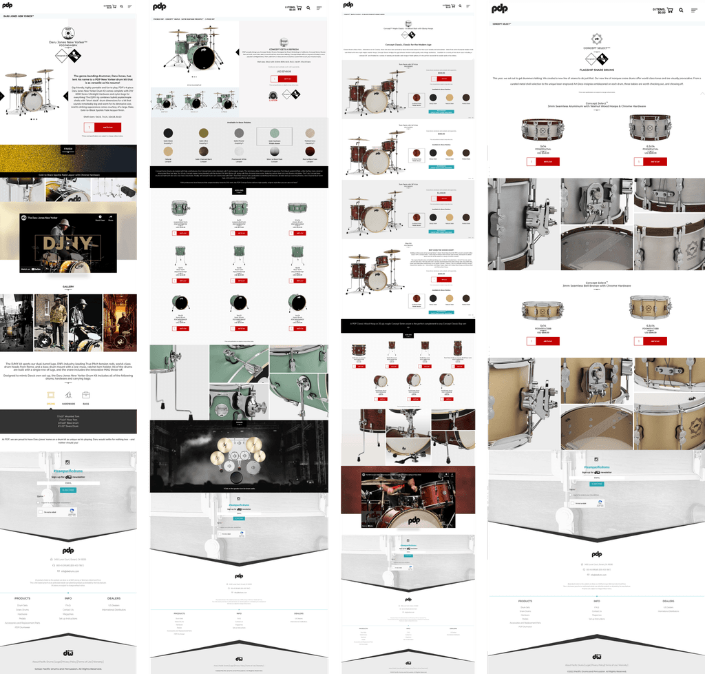 PDP Product Pages