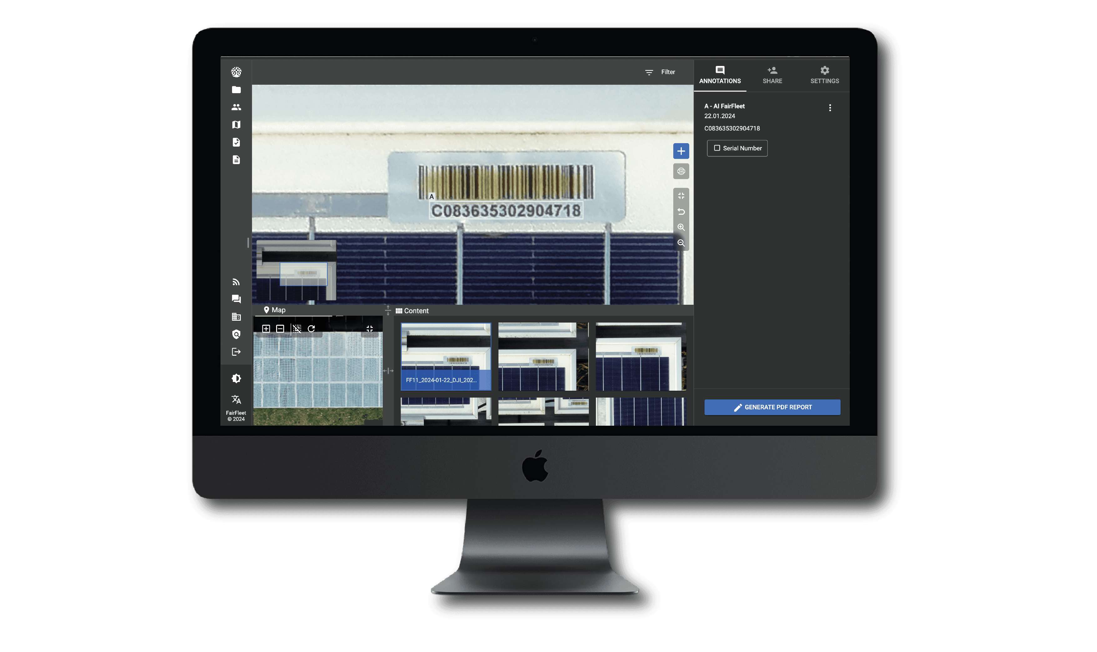 Serial Number Identification on Platform