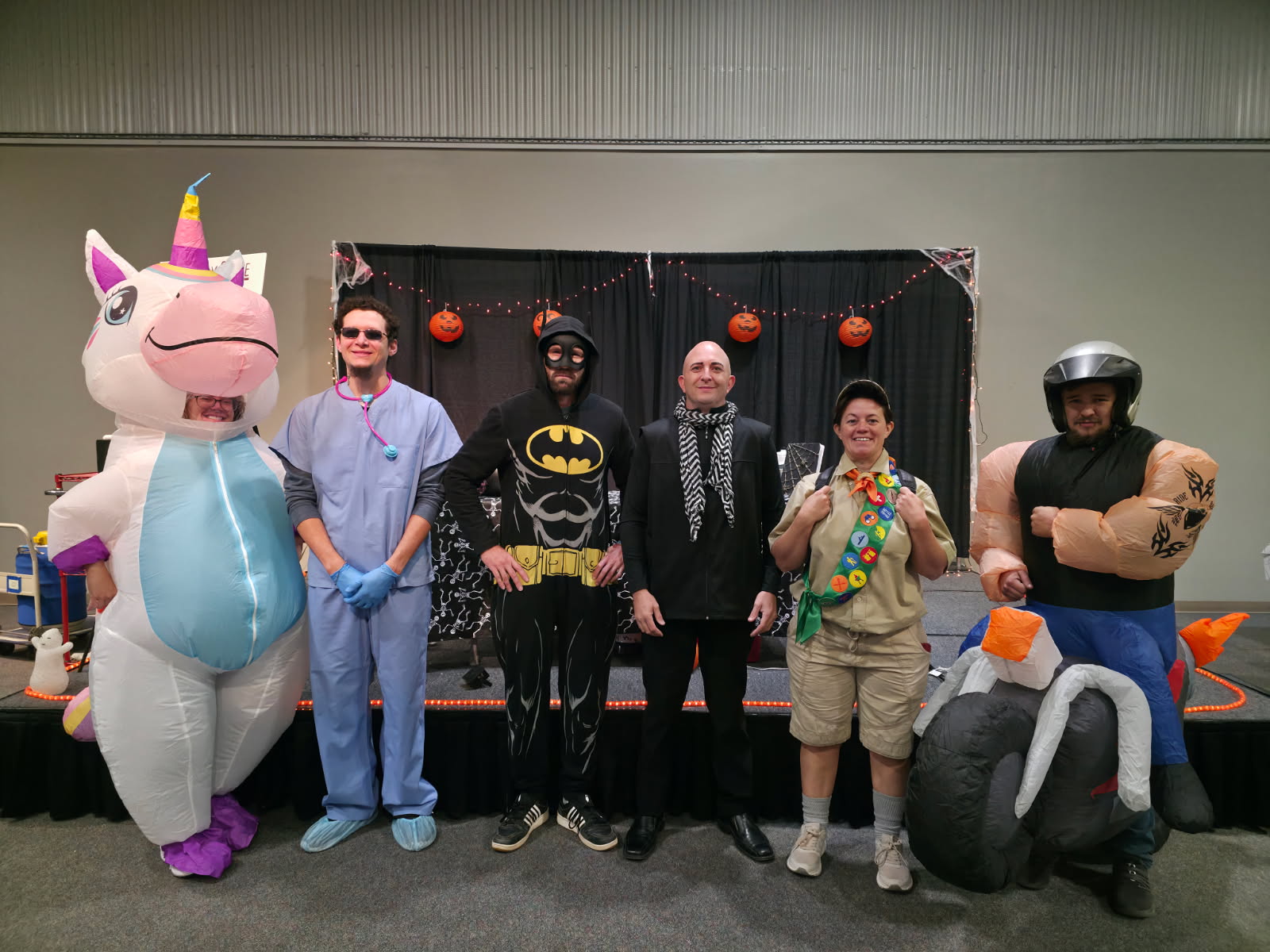 Science Appliance team in costumes