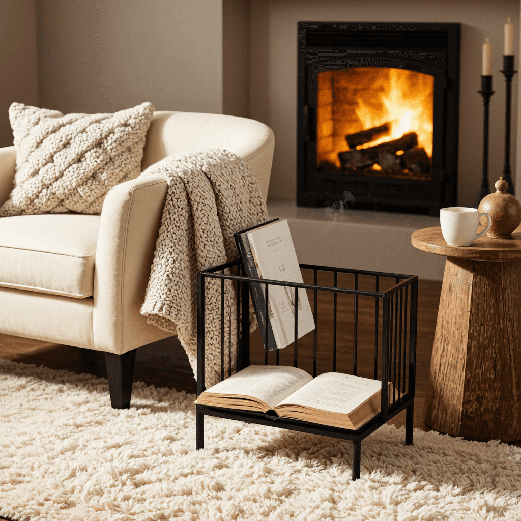 product photography of Home Decor Magazine Holder